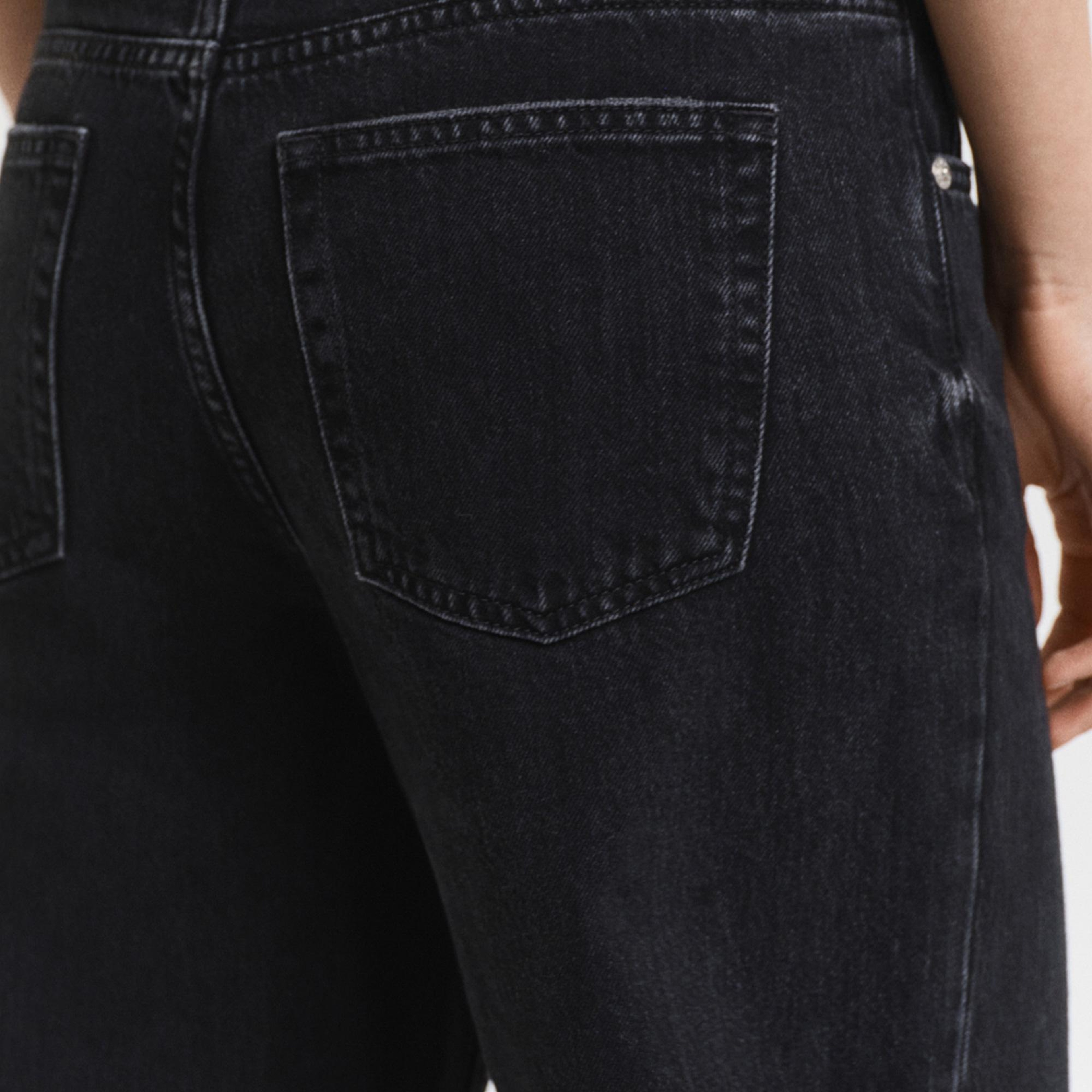 GANT Kadın Siyah Relaxed Fit Jean