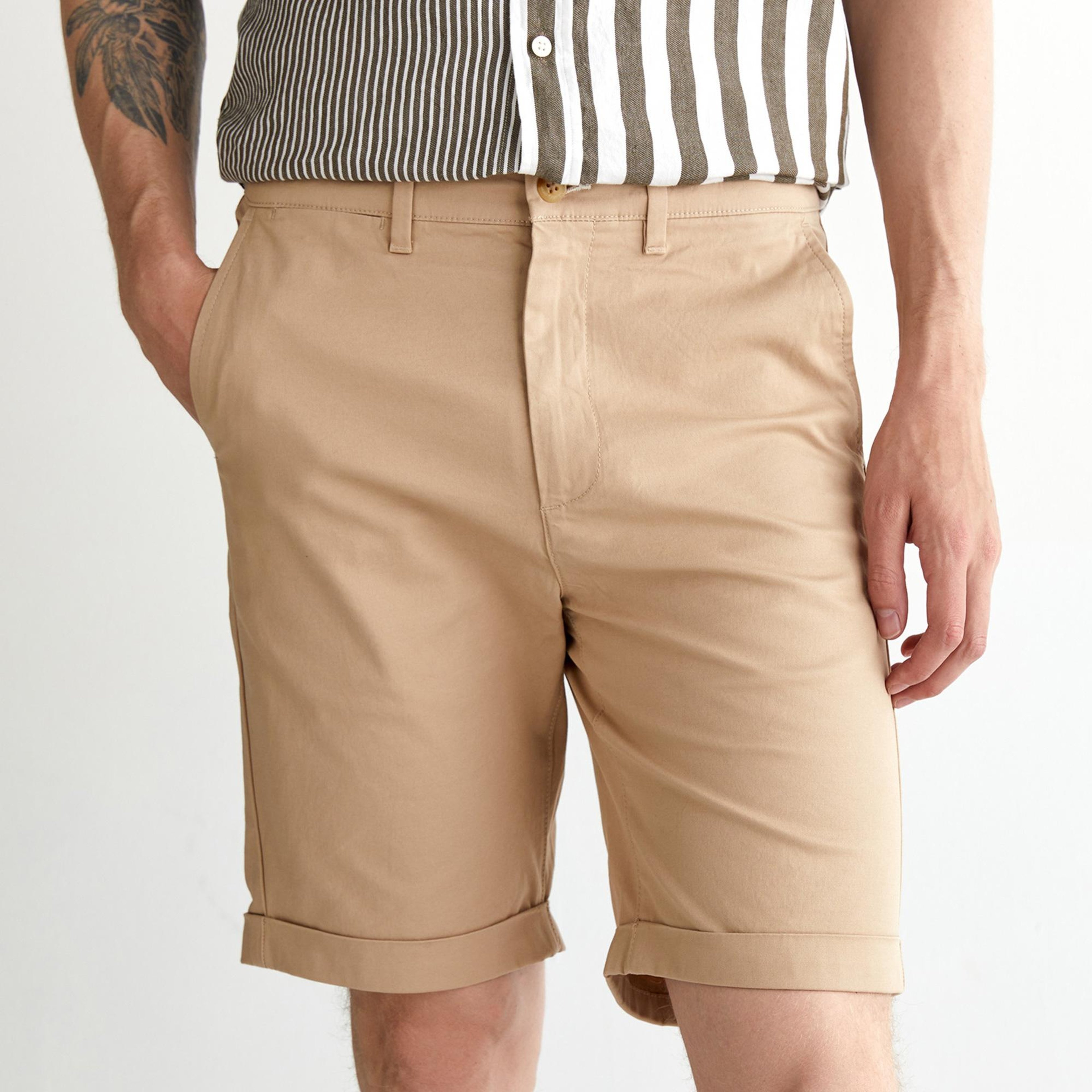 GANT Erkek Bej Slim Fit Şort
