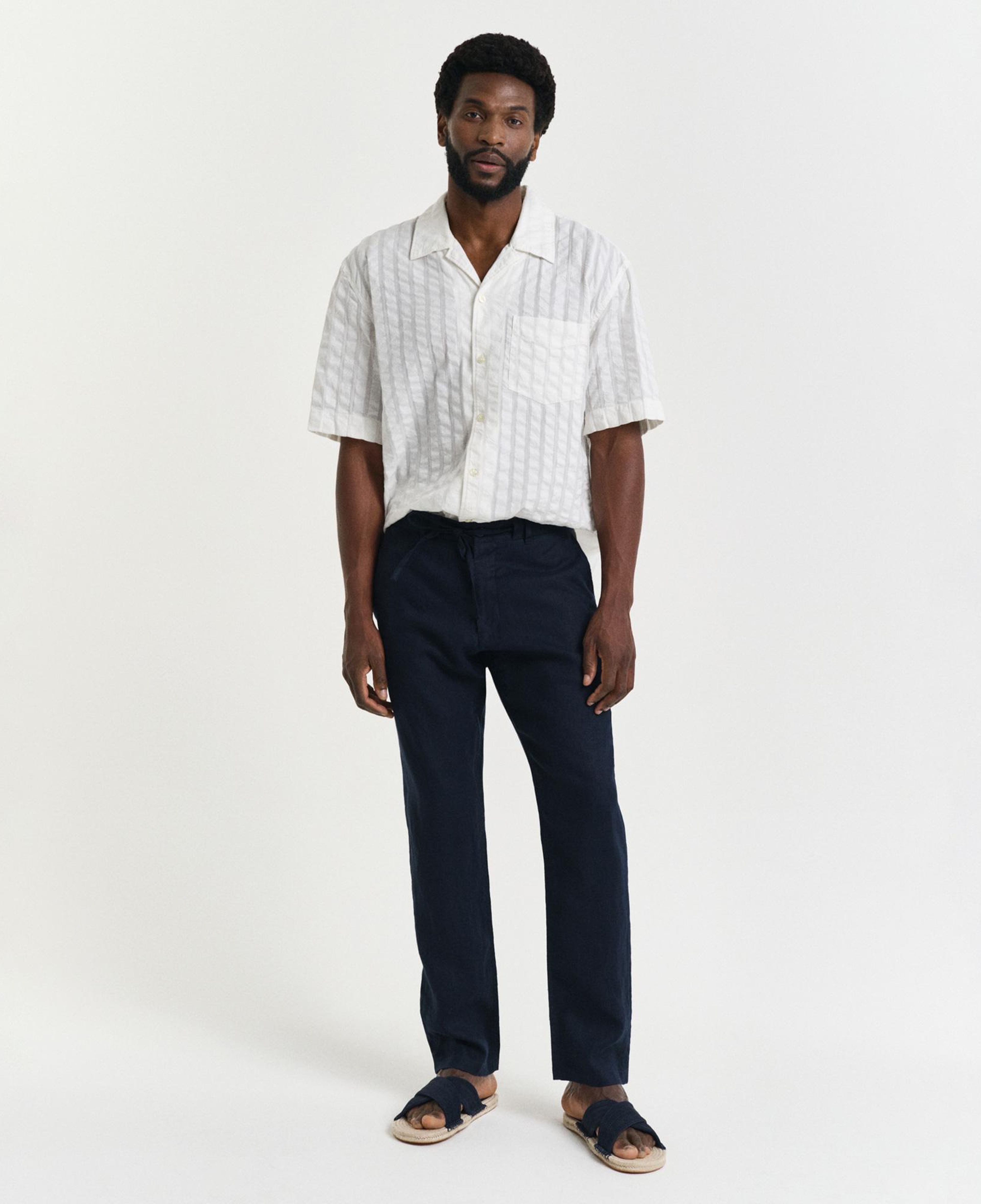 GANT Erkek Lacivert Relaxed Fit Pantolon