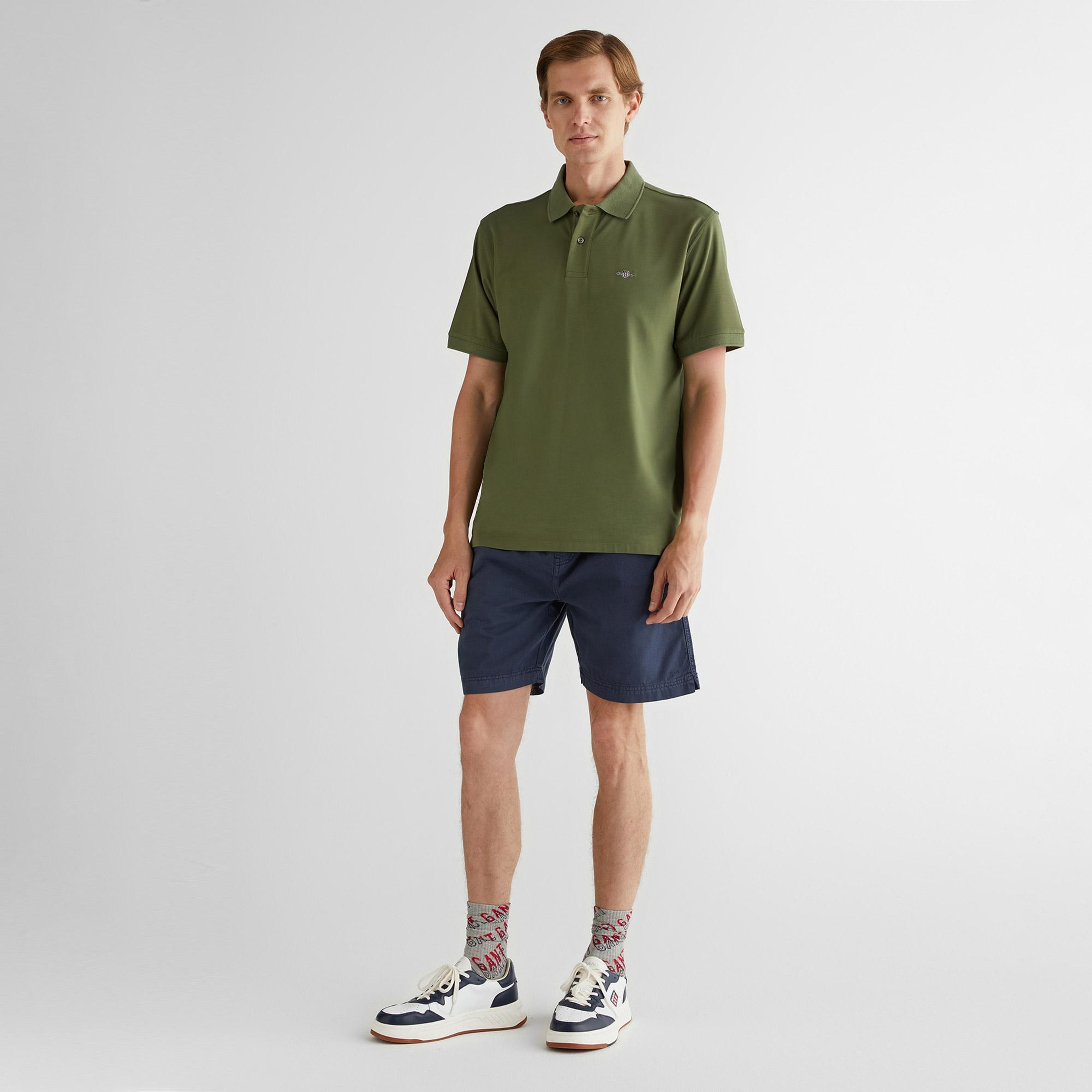 GANT Erkek Lacivert Regular Fit Şort