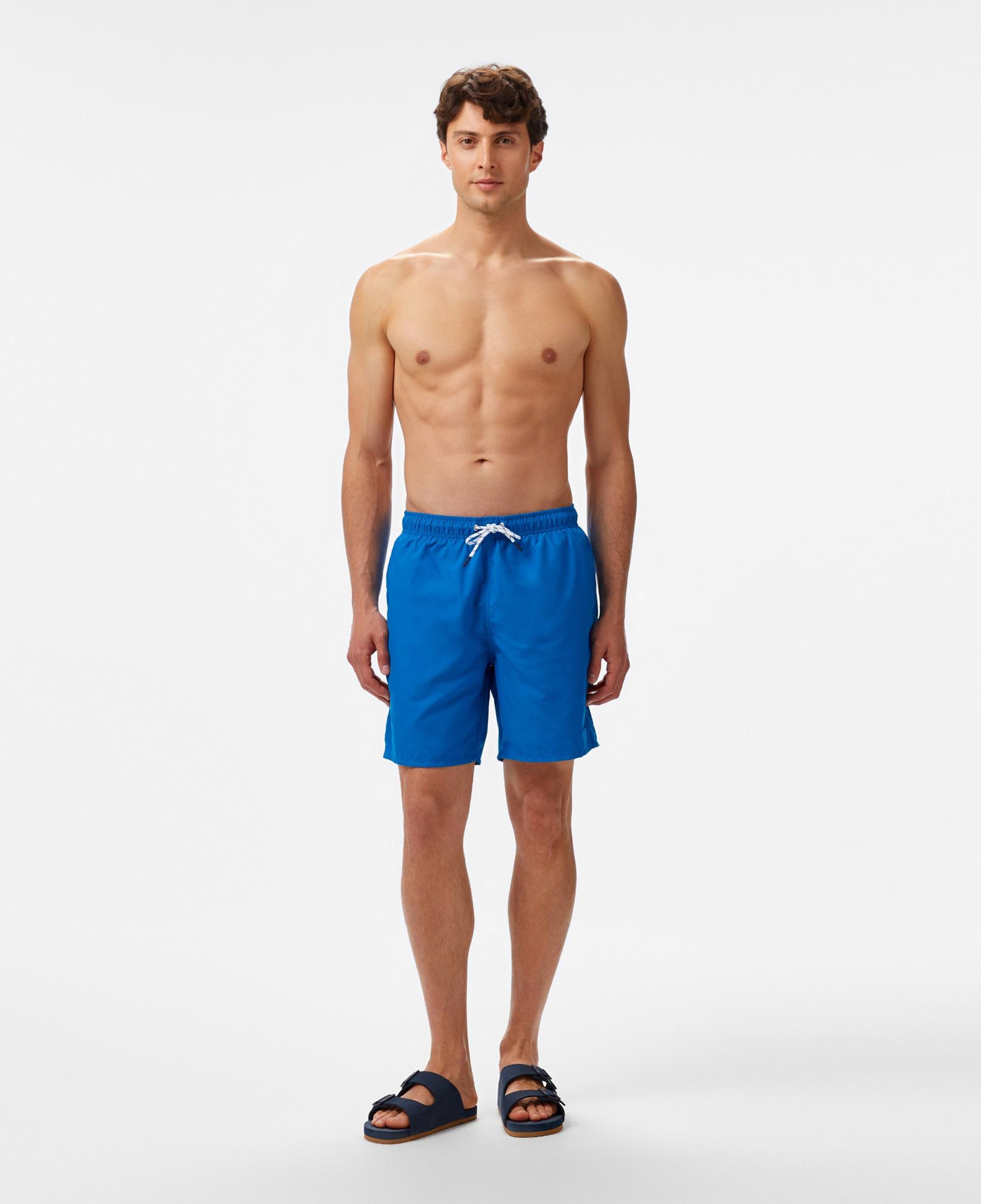 Nautica Erkek Mavi Regular Fit Deniz Şortu