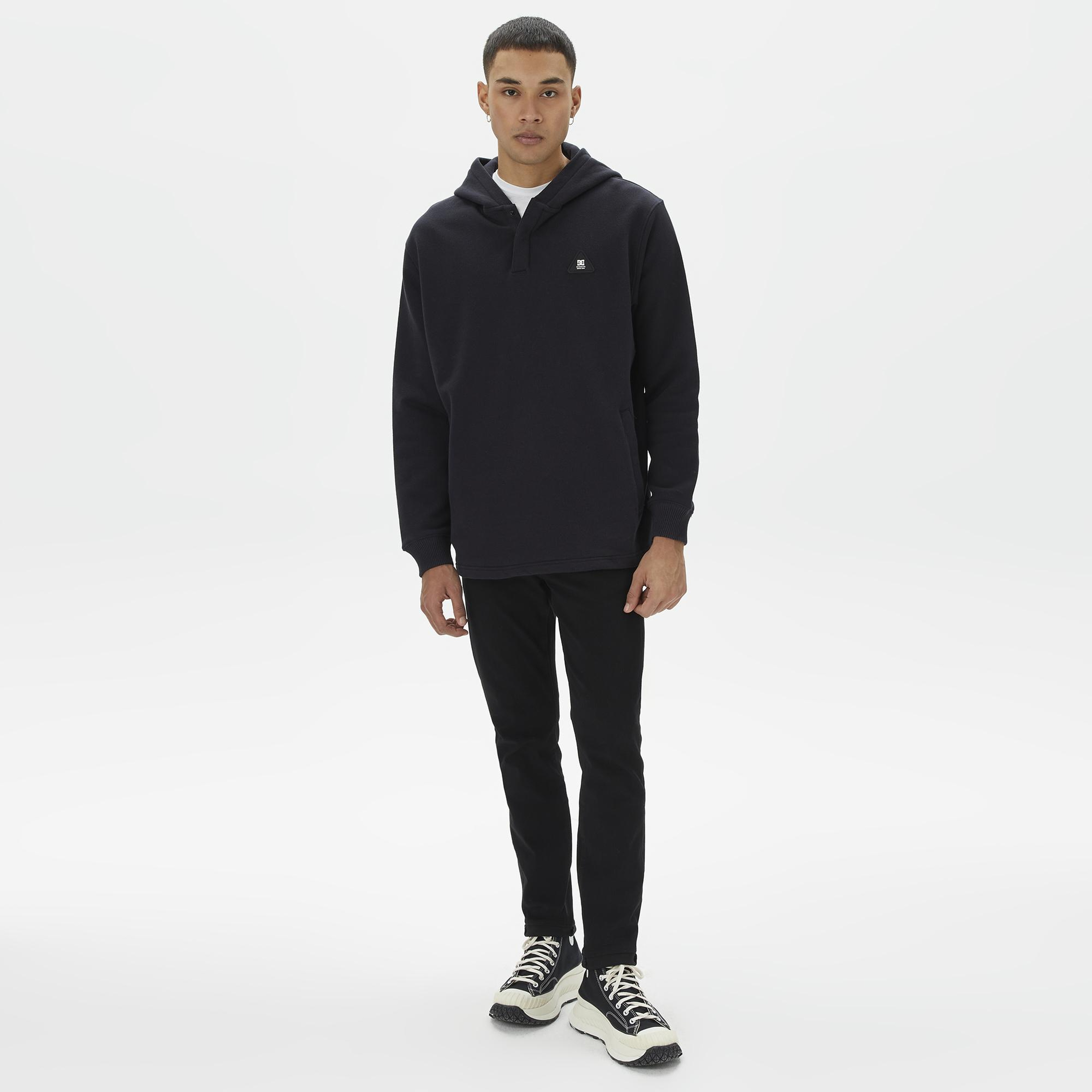 Dc Offpeak Erkek Siyah Hoodie
