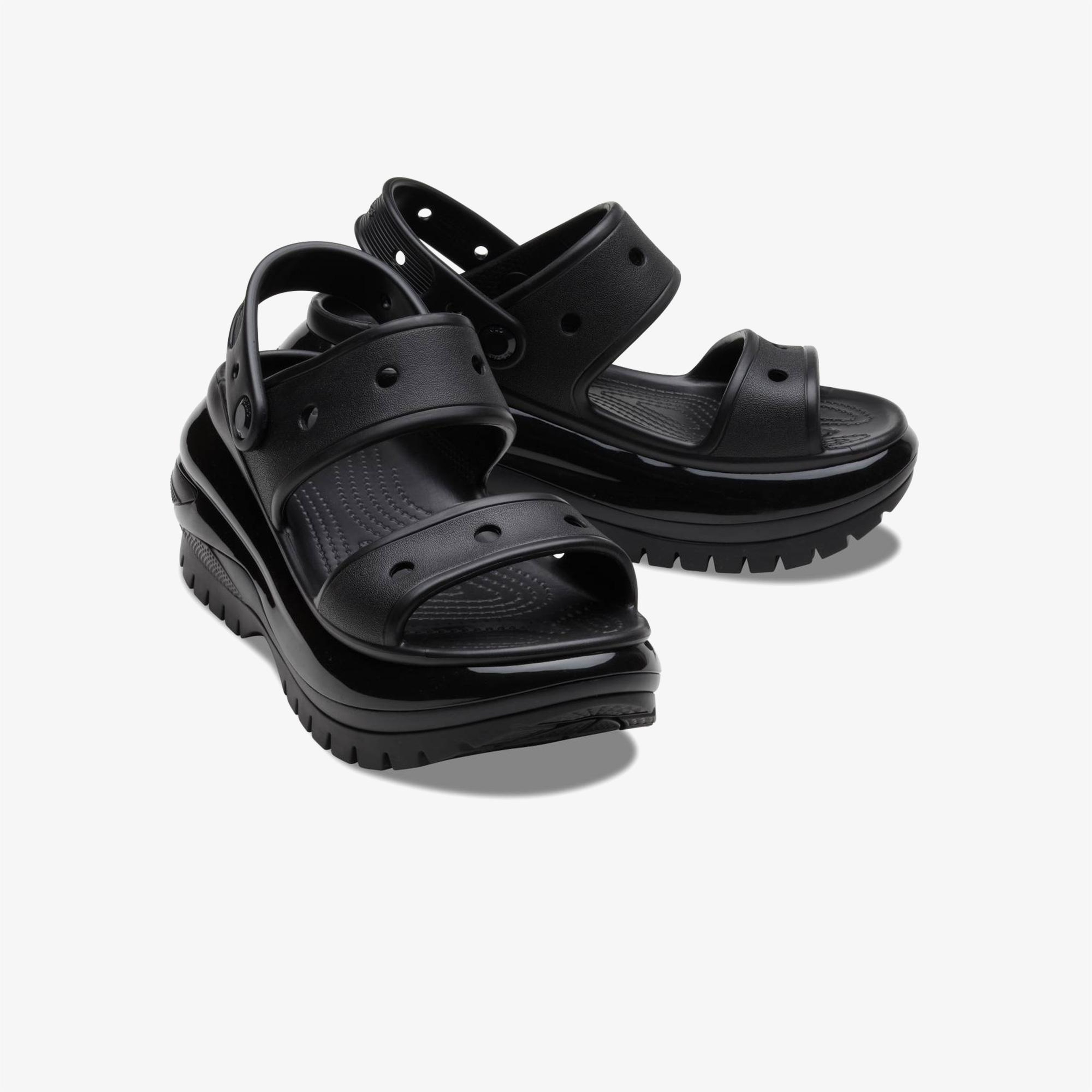 Crocs Classic Mega Crush Kadın Siyah Sandalet