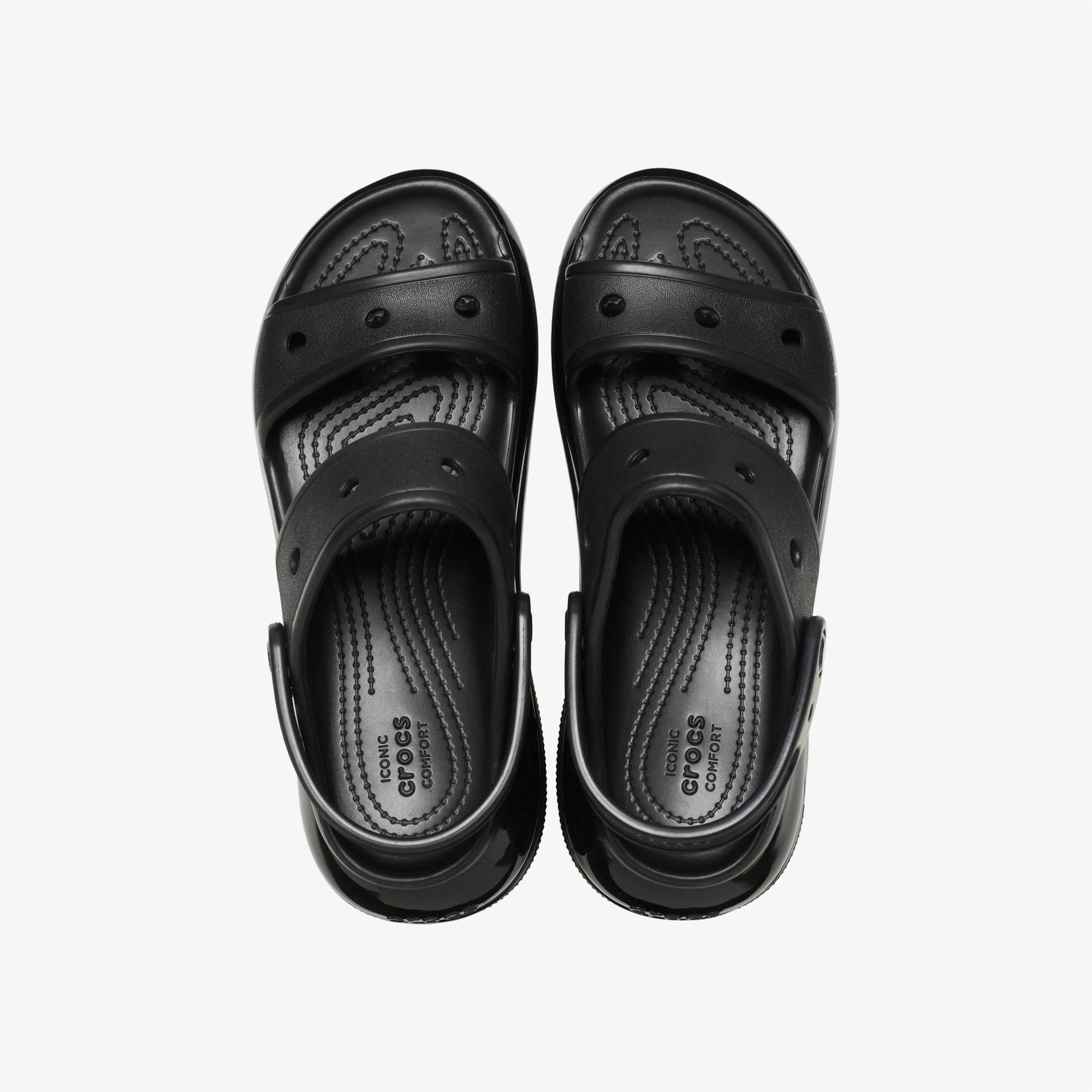 Crocs Classic Mega Crush Kadın Siyah Sandalet
