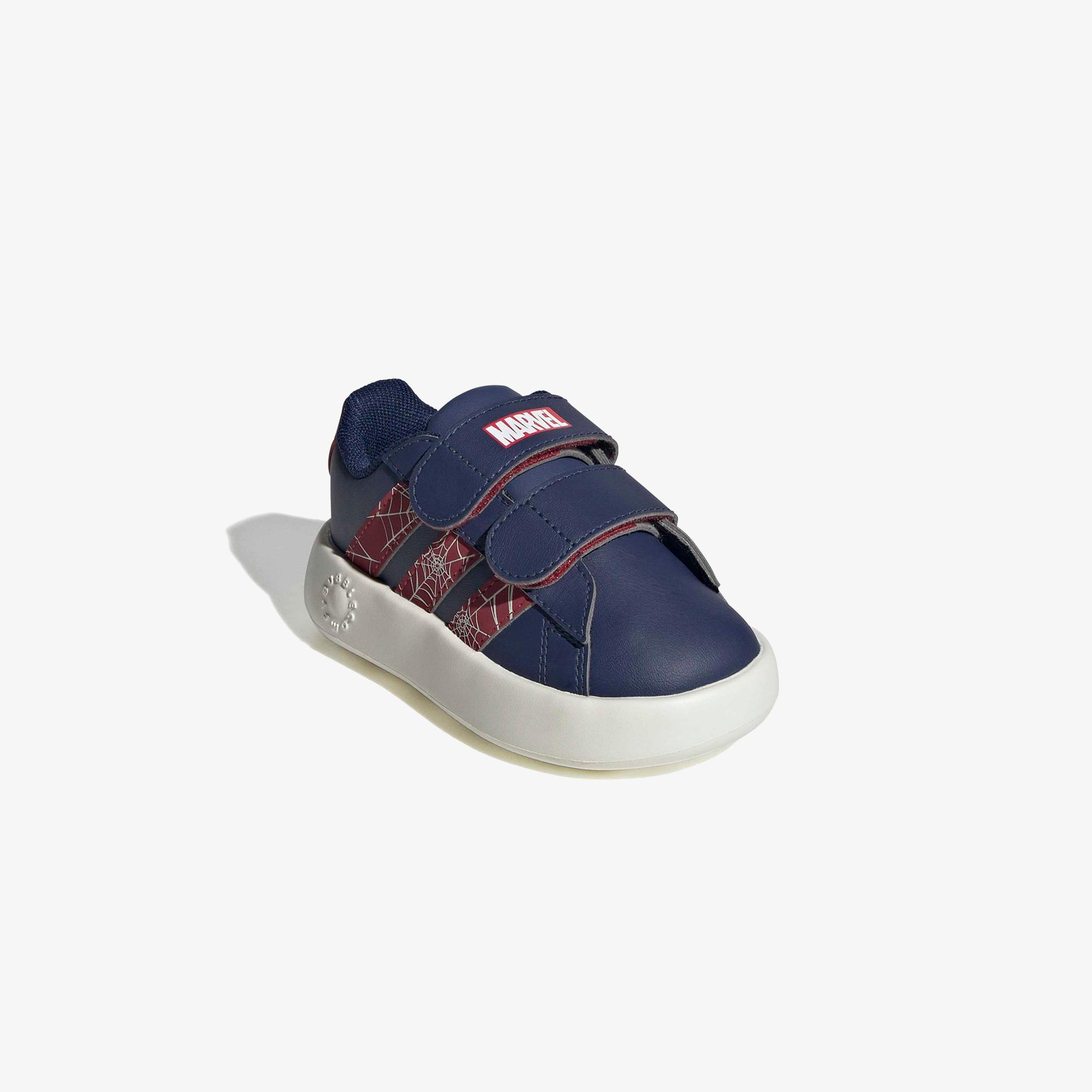 adidas Grand Court Spider-Man Comfort Bebek Mavi Spor Ayakkabı