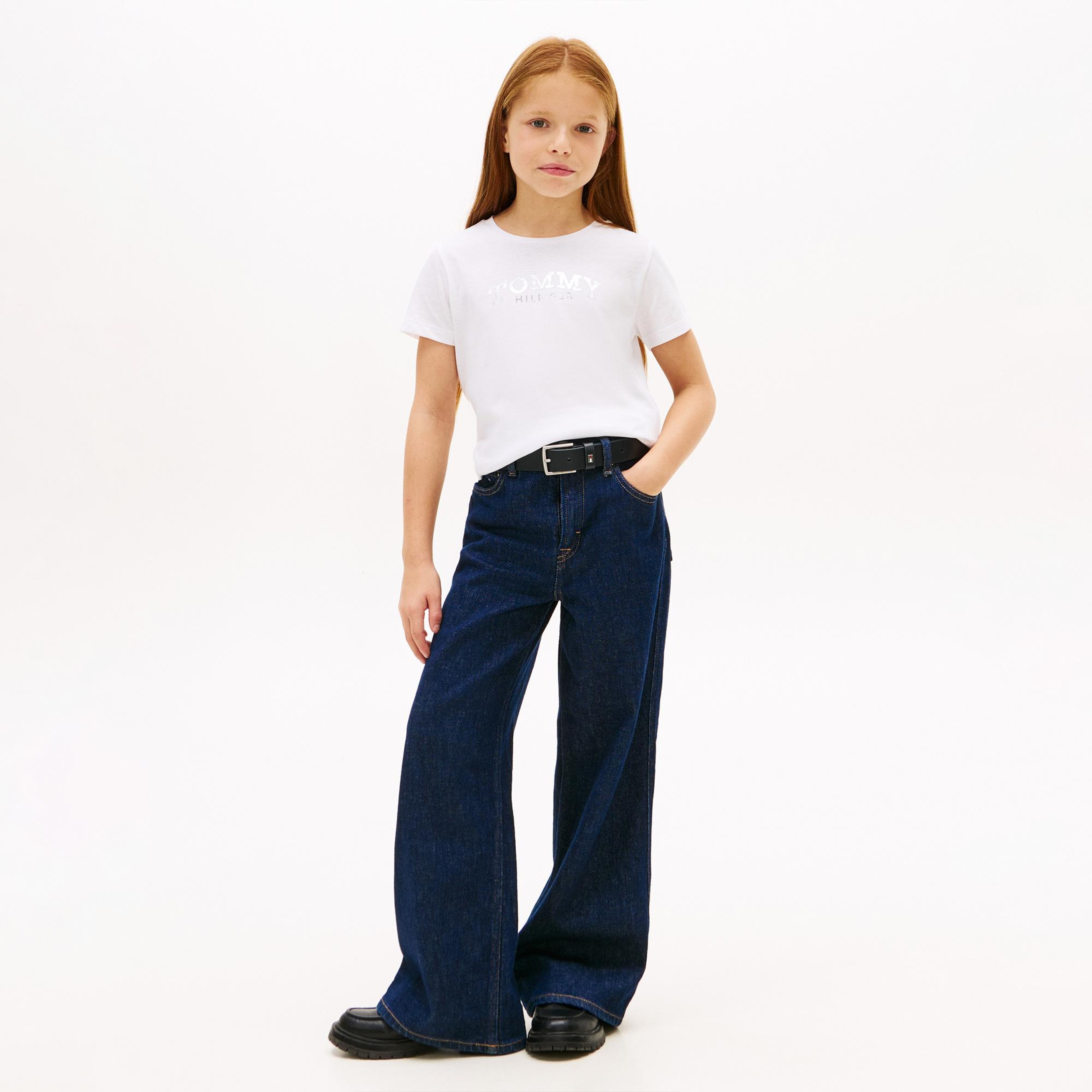 Tommy Hilfiger Tommy Foil Çocuk Beyaz T-Shirt