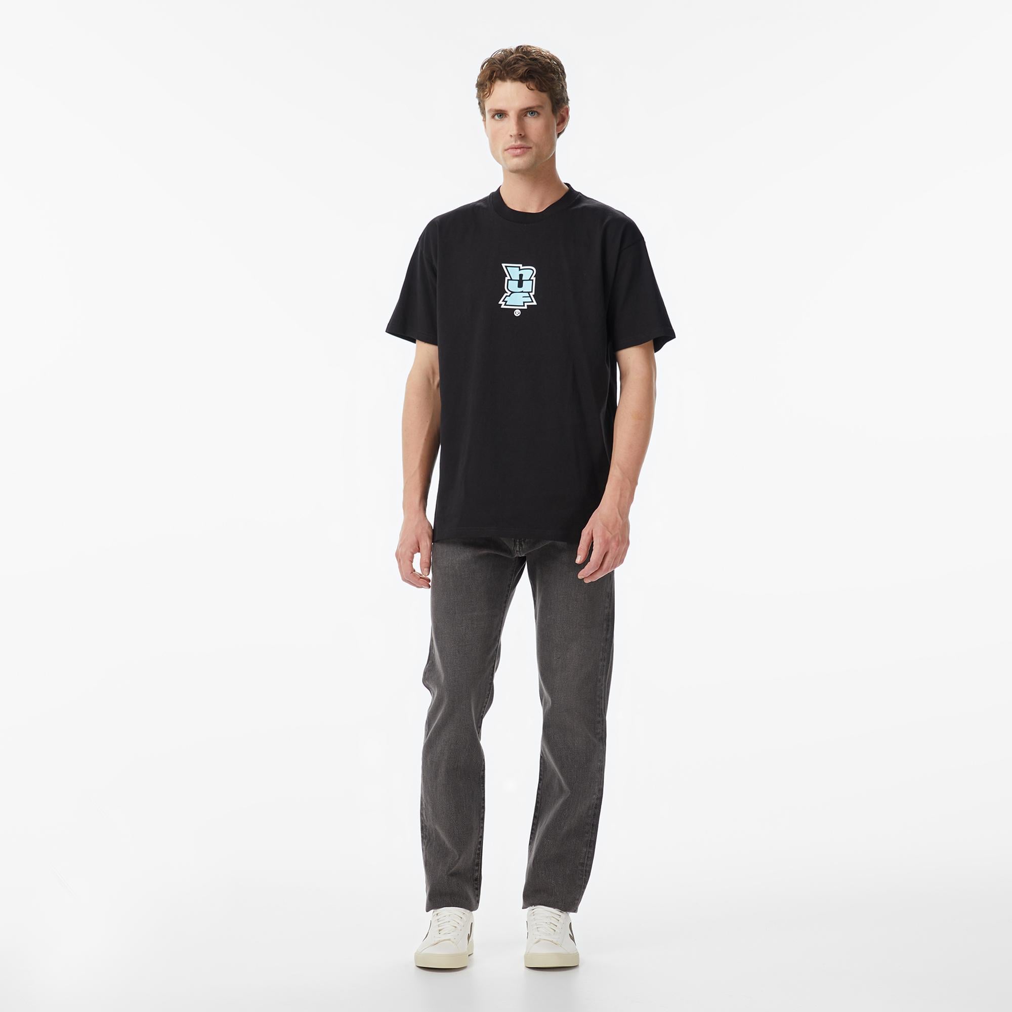 Huf Megablast Multi Erkek Siyah T-Shirt