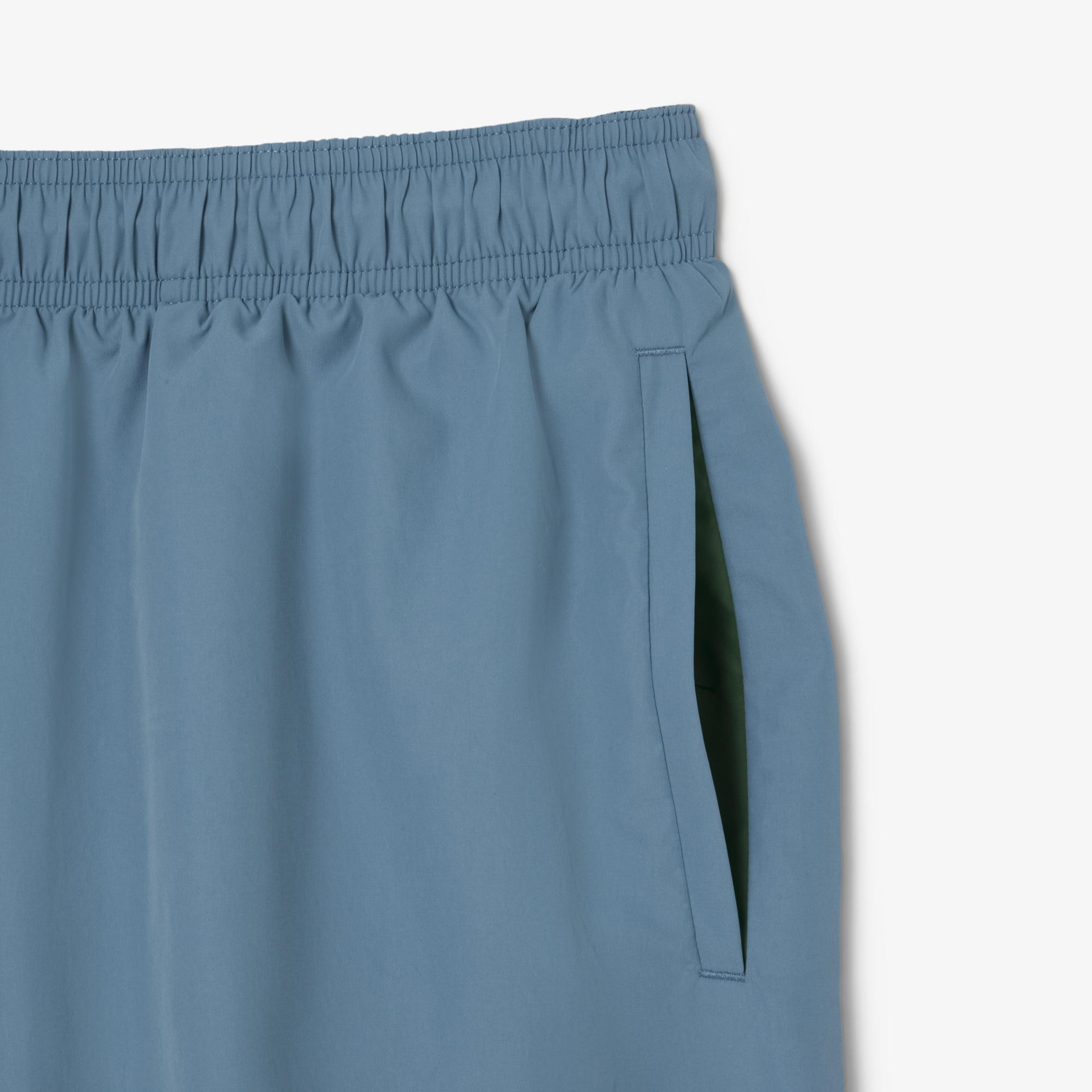 Lacoste Monochrome Erkek Mavi Deniz Şortu