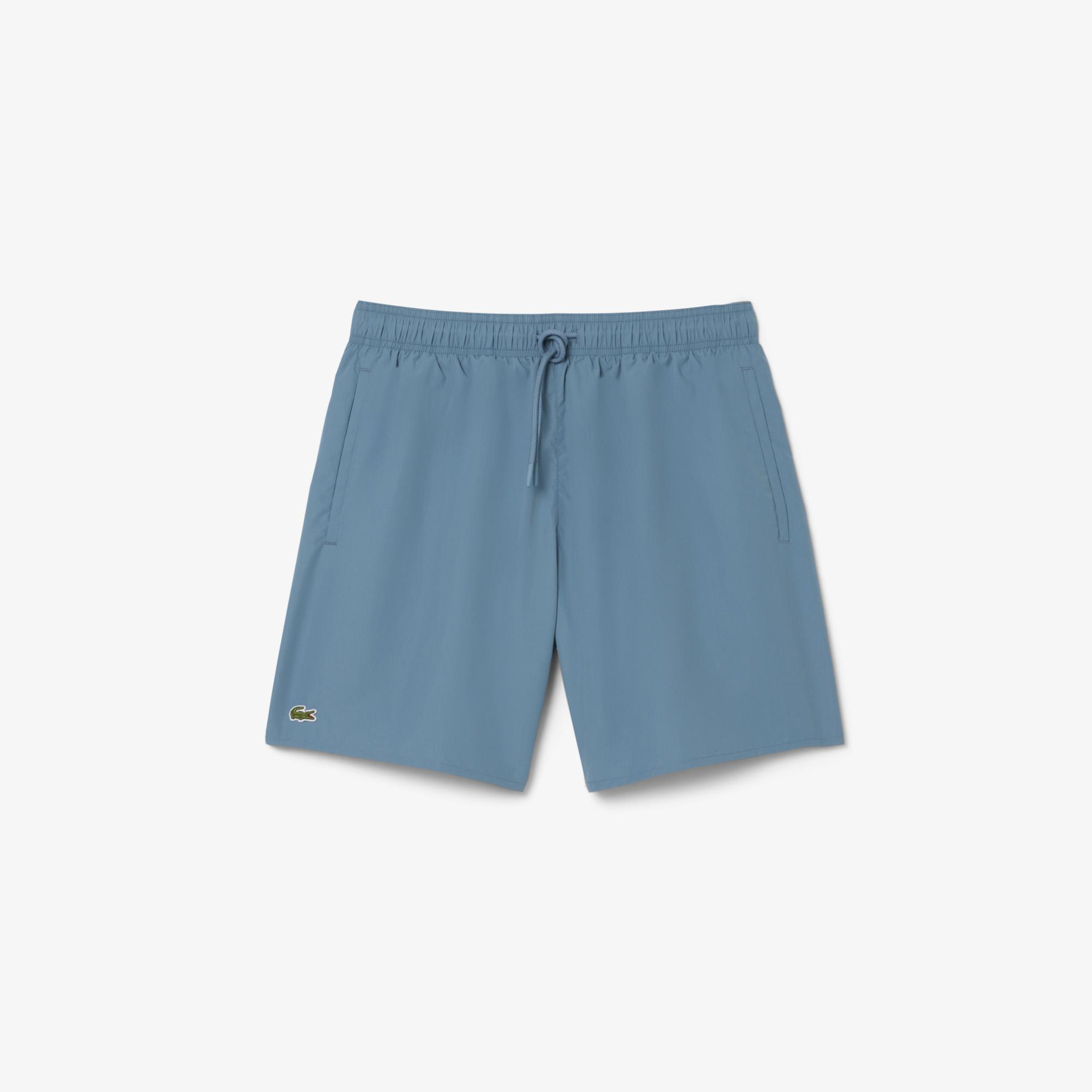 Lacoste Monochrome Erkek Mavi Deniz Şortu