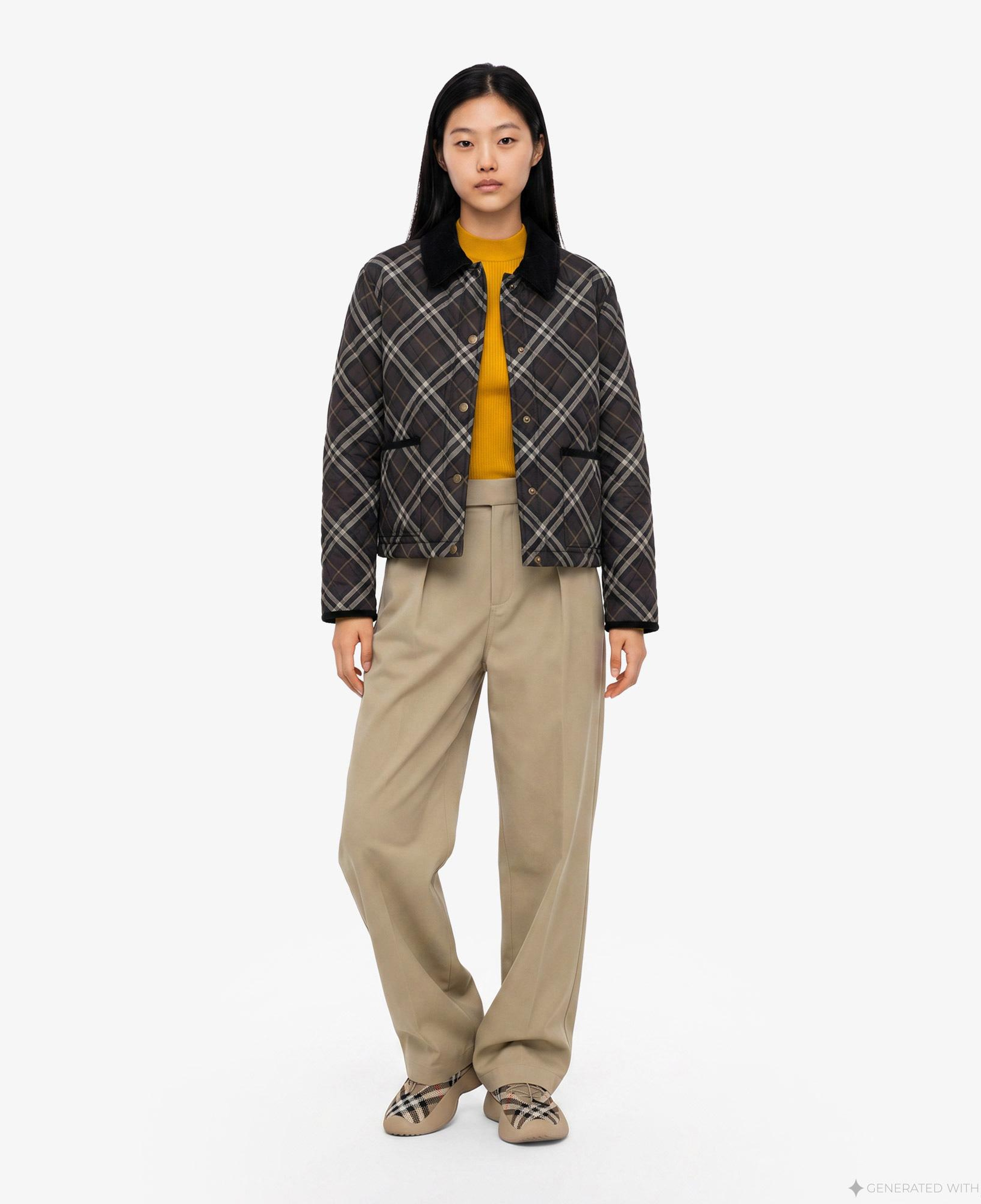 Burberry Oldham Kadın Kahverengi Mont
