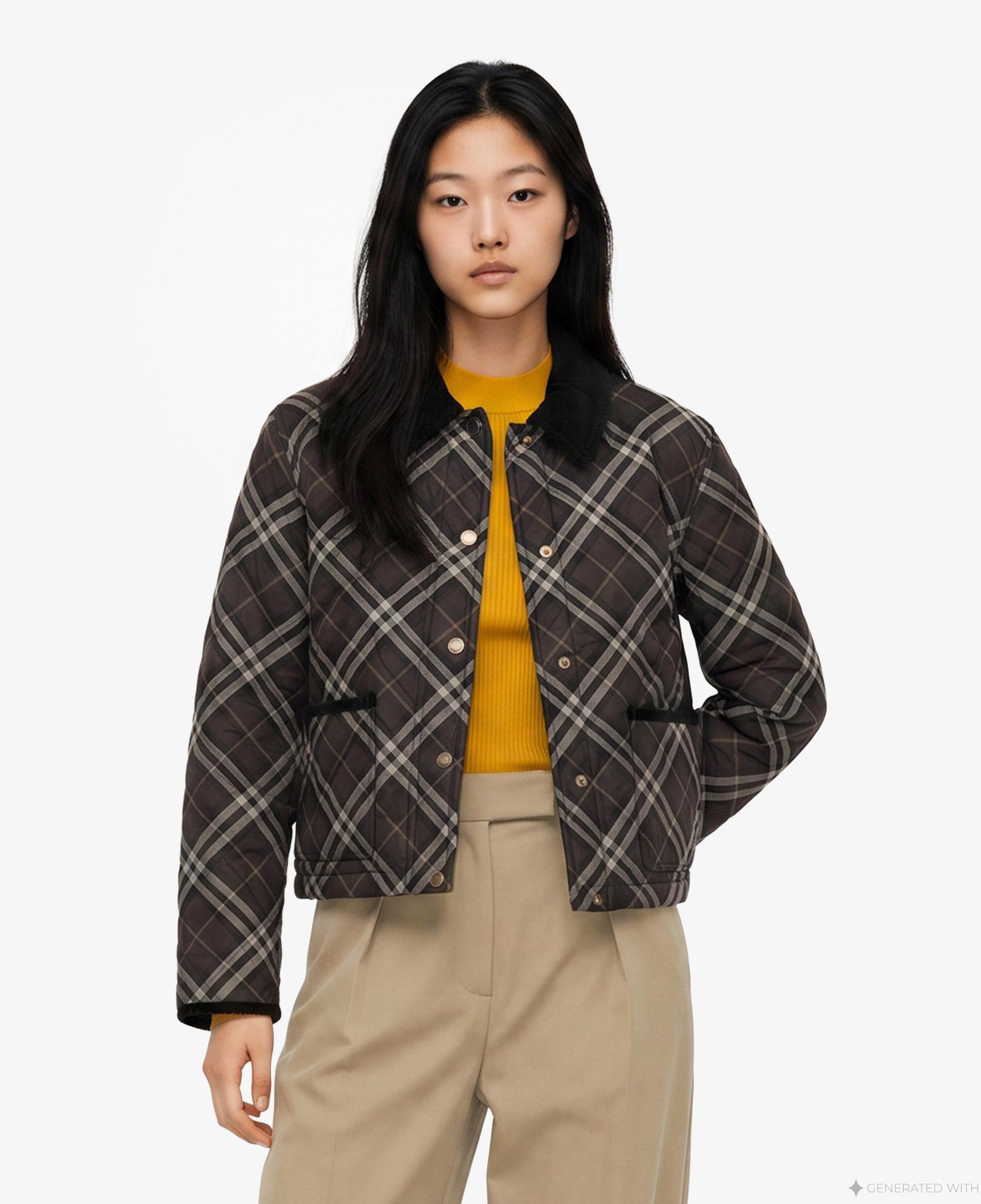 Burberry Oldham Kadın Kahverengi Mont