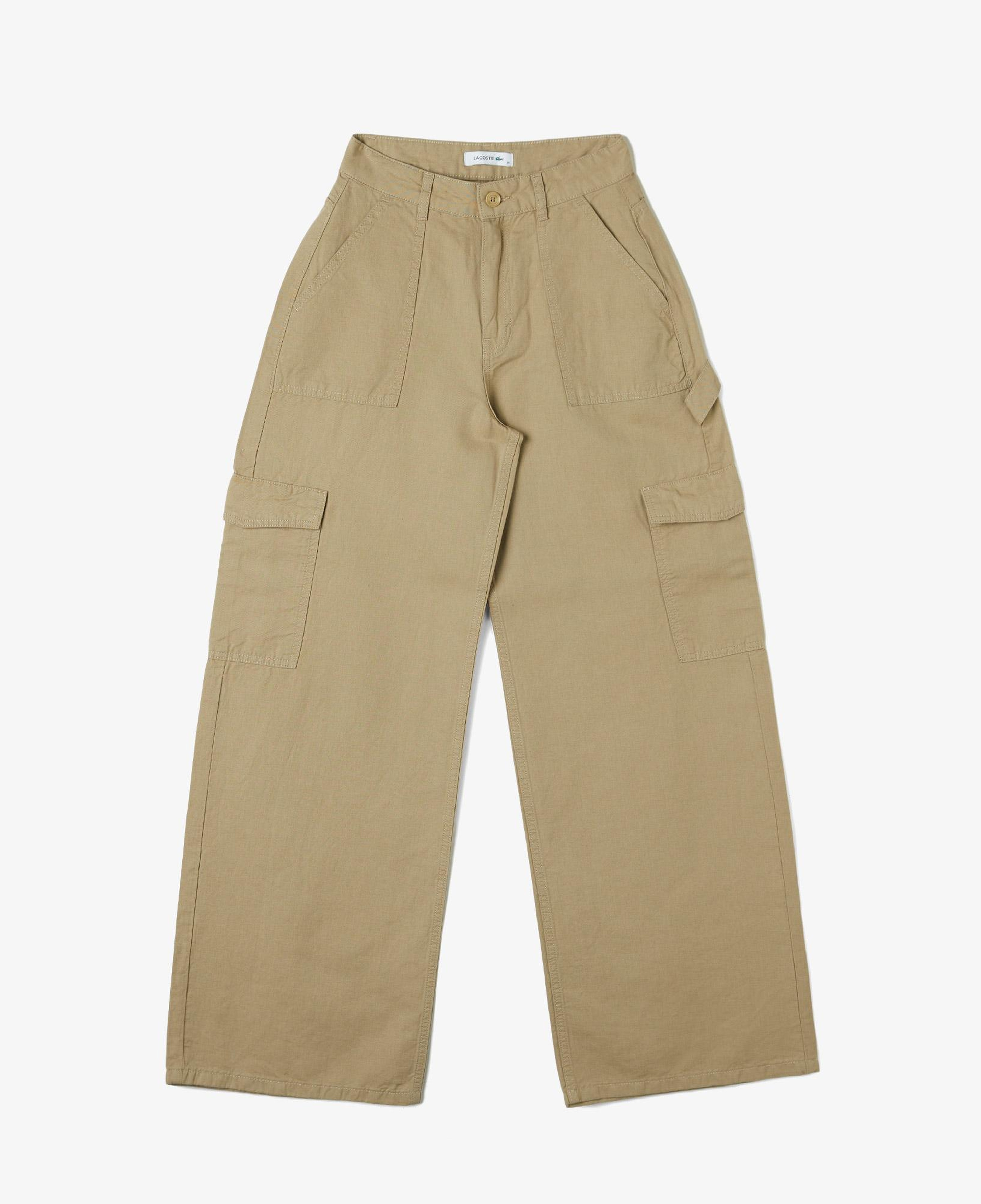 Lacoste Loose Fit Kadın Bej Pantolon