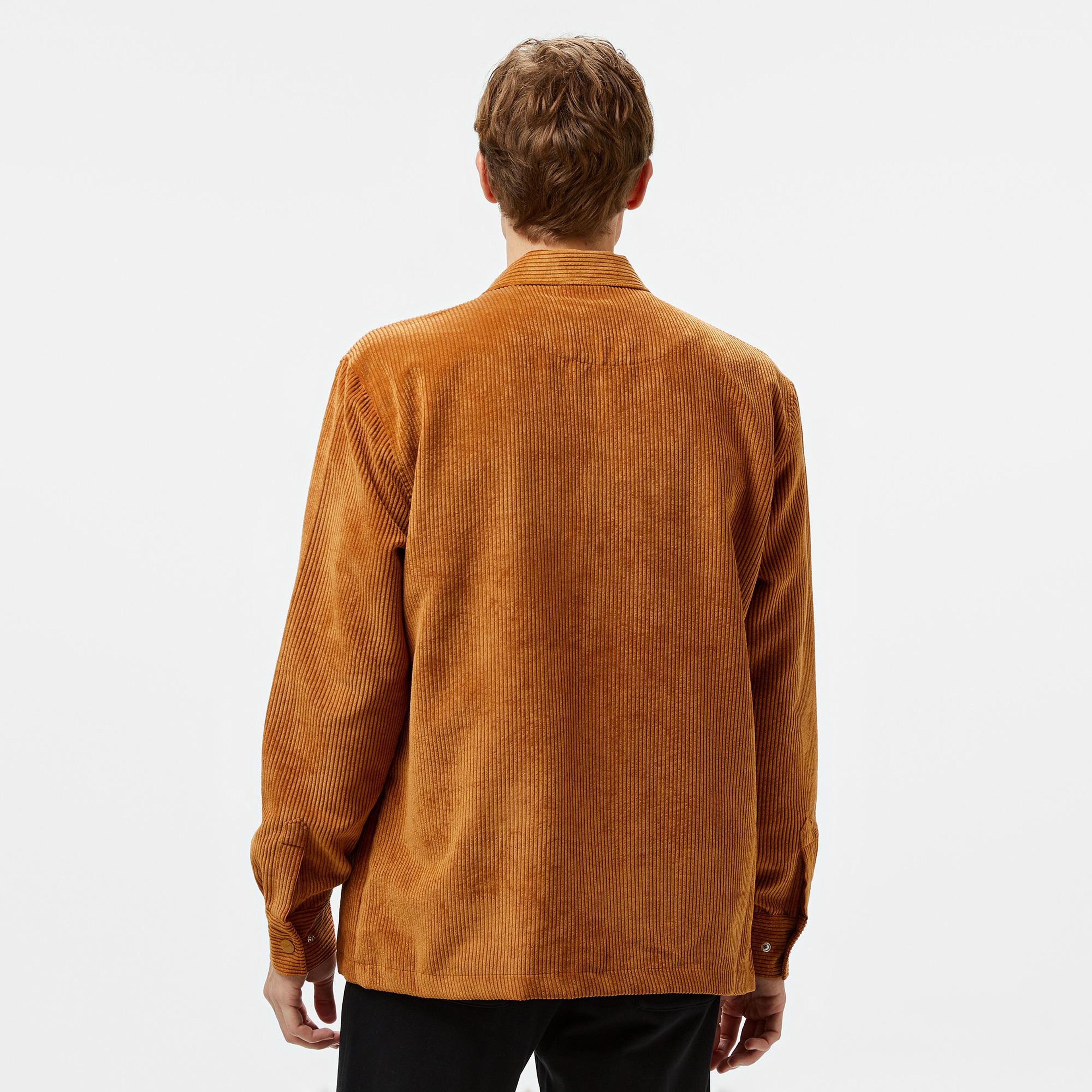 UNITED4 Velvet Shirt Erkek Kahverengi Gömlek
