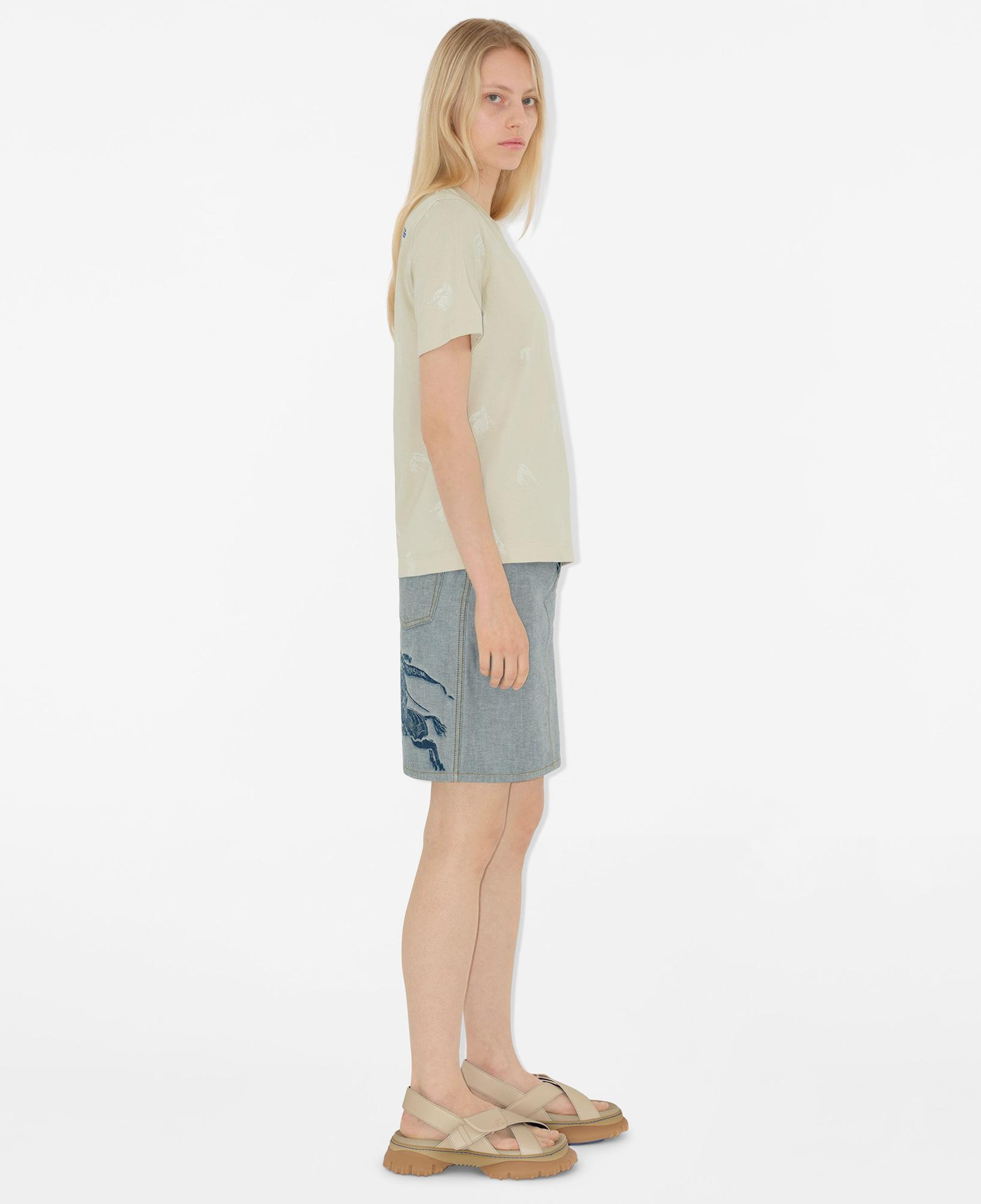 Burberry Kadın Gri T-Shirt