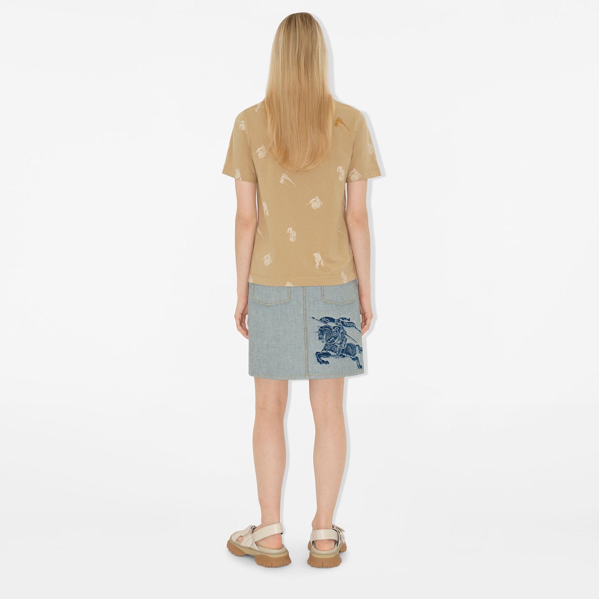 Burberry Kadın Sarı T-Shirt