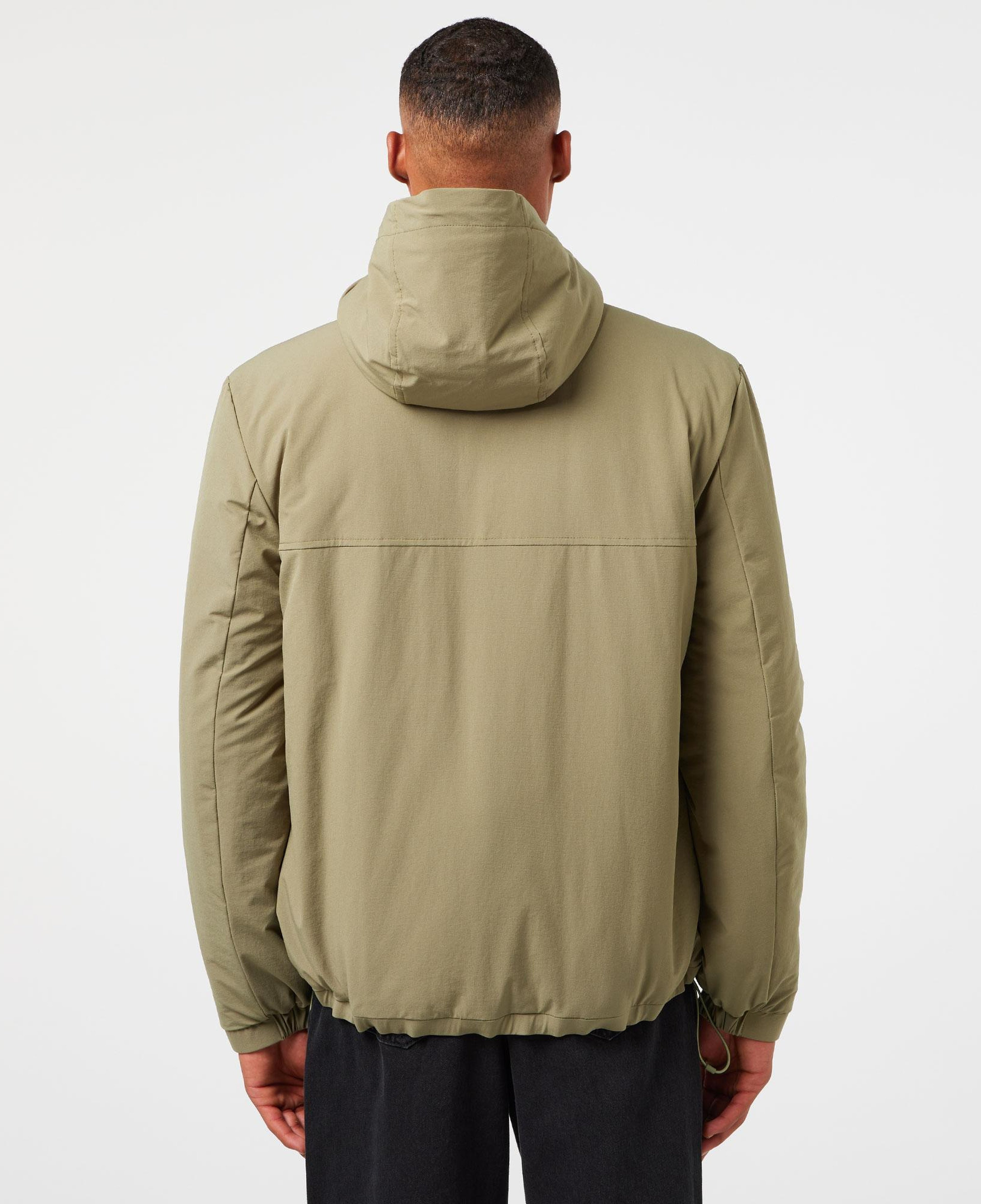 Lacoste Erkek Relaxed Fit Kapüşonlu Yeşil Yağmurluk