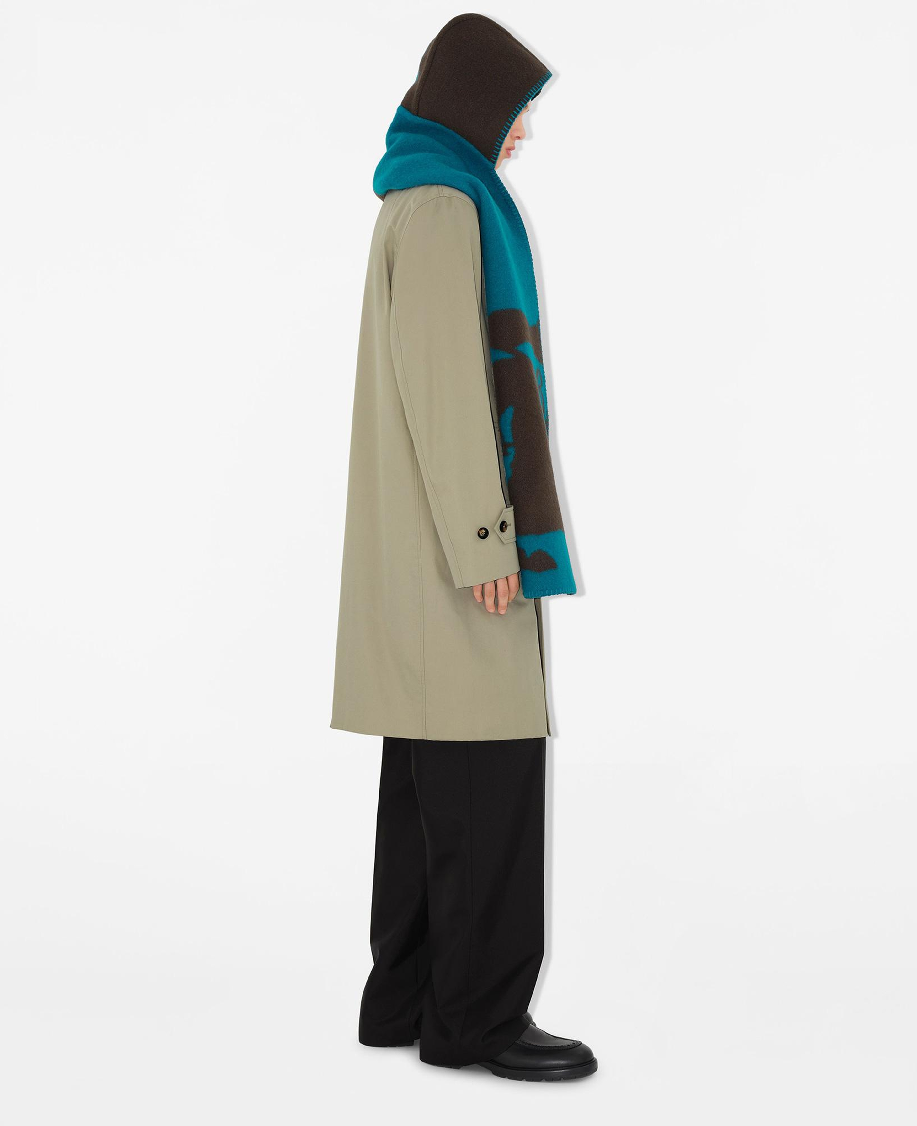 Burberry Kadın Mavi Yün Atkı