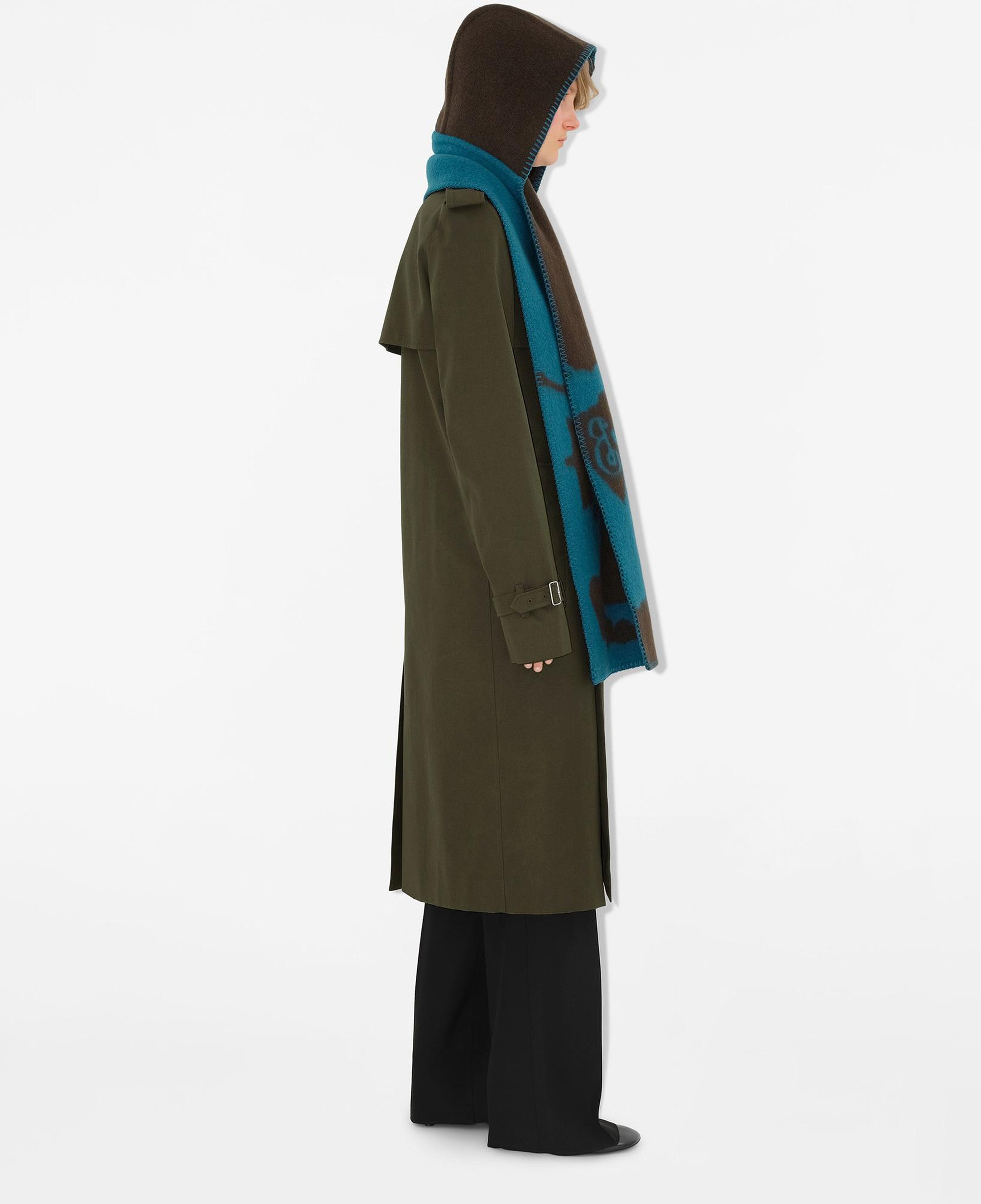 Burberry Kadın Mavi Yün Atkı