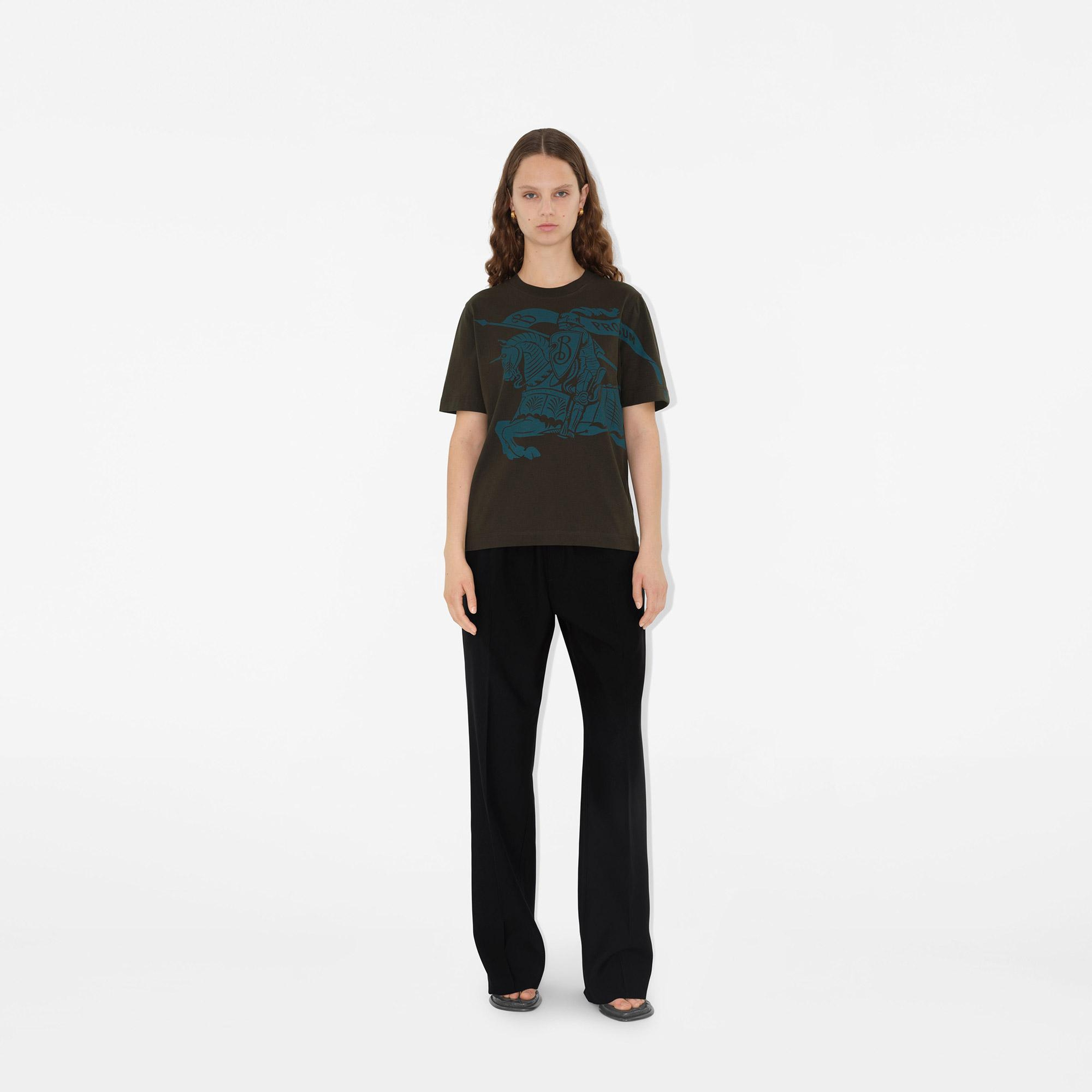 Burberry Kadın Haki T-Shirt