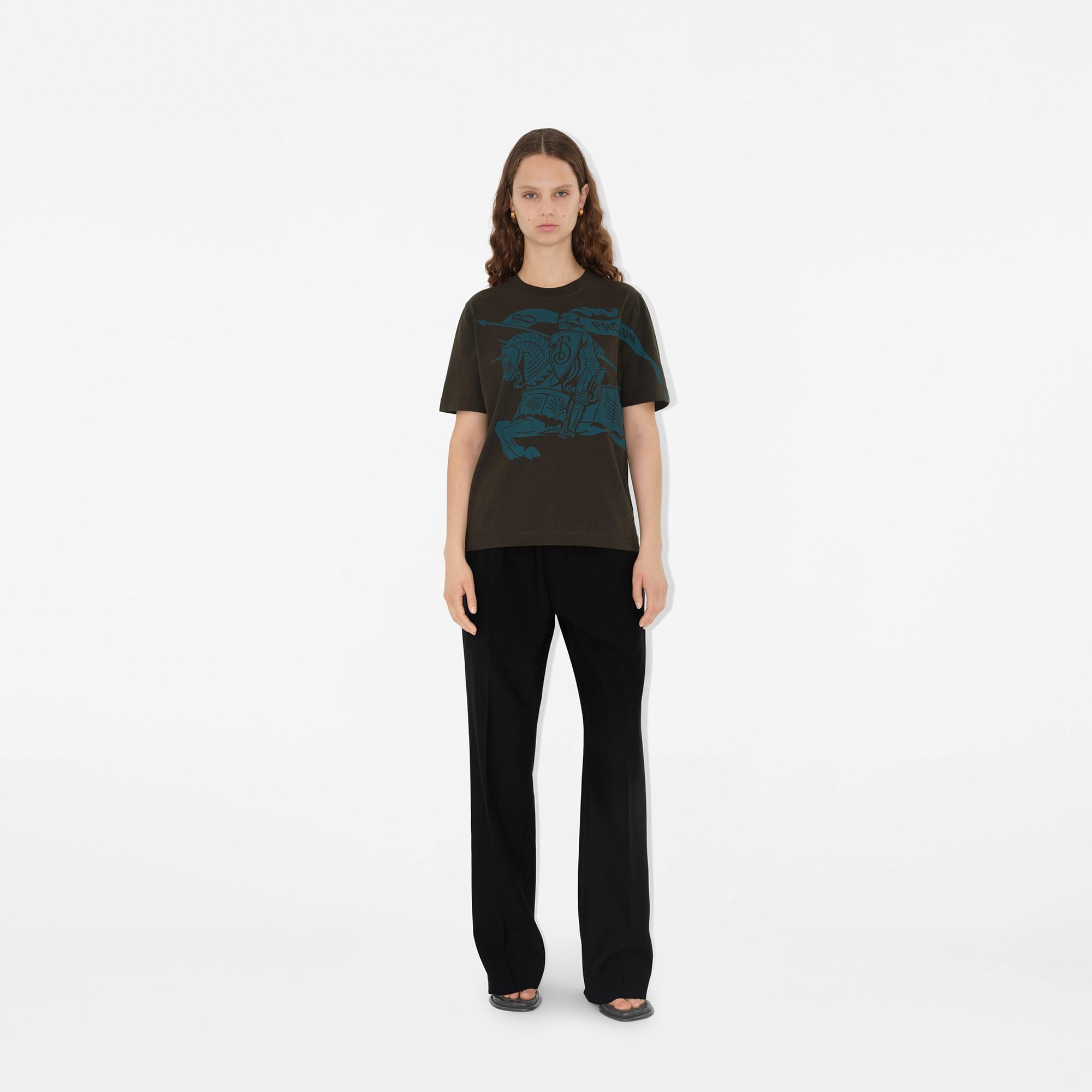 Burberry Kadın Haki T-Shirt