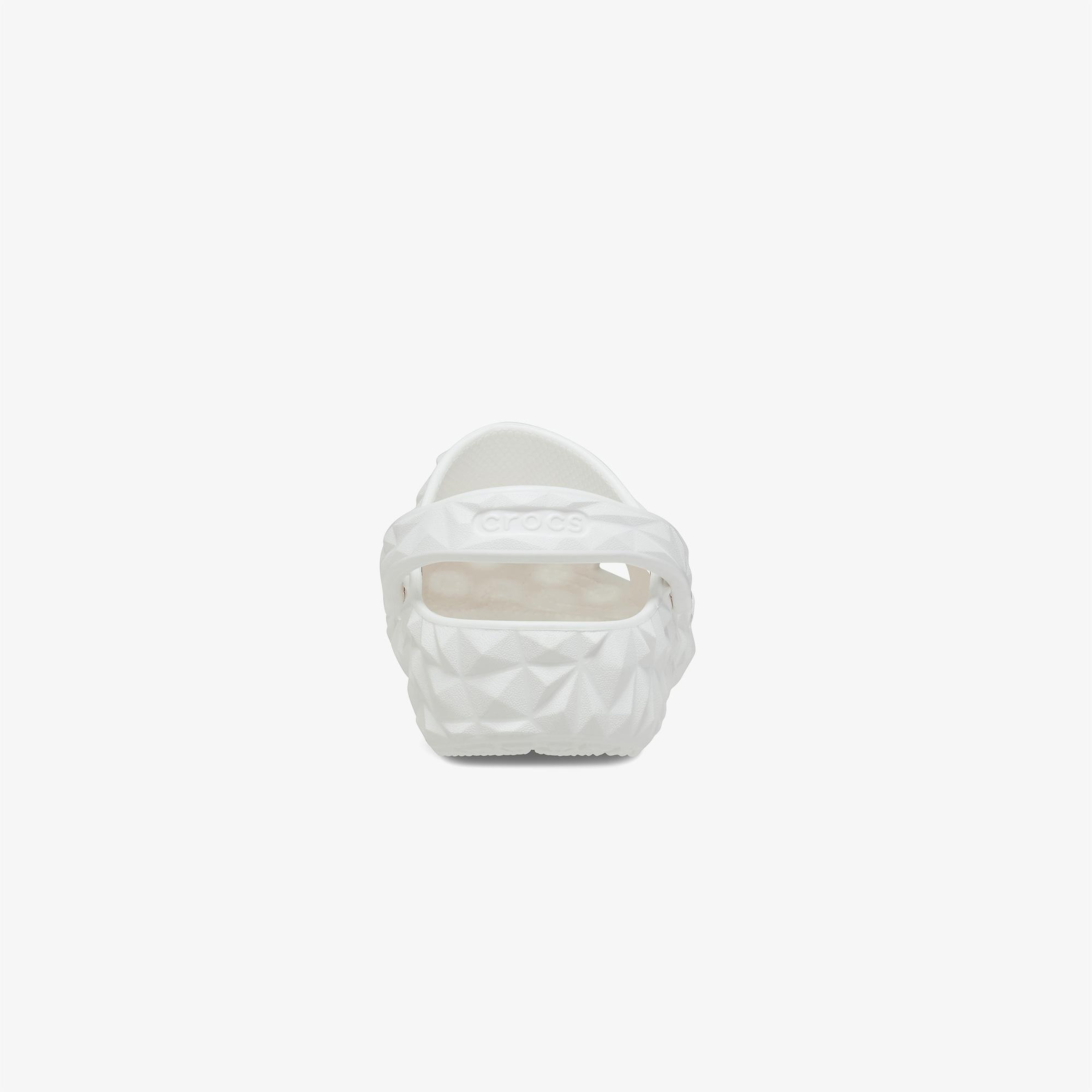 Crocs Classic Geometric Unisex Beyaz Terlik