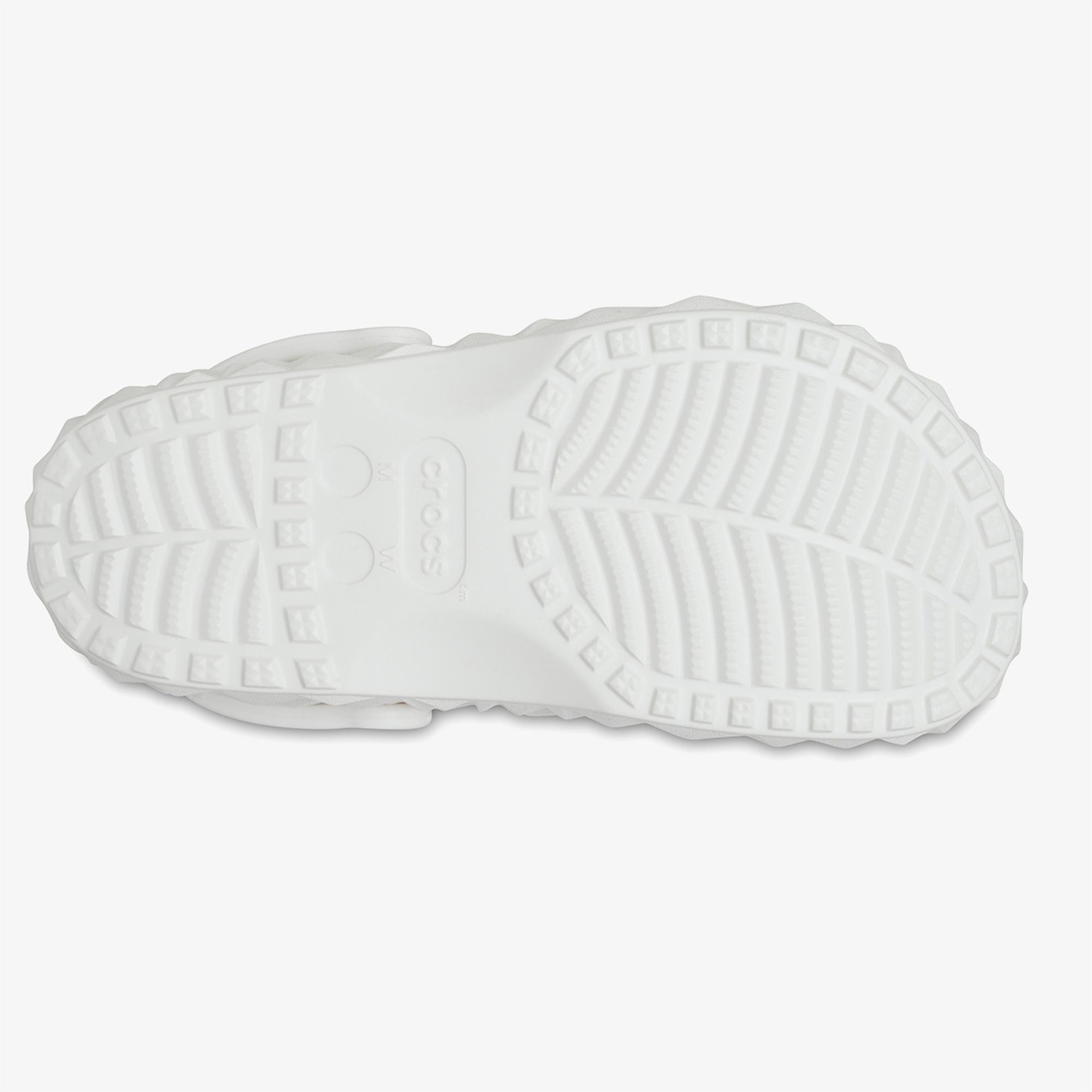 Crocs Classic Geometric Unisex Beyaz Terlik