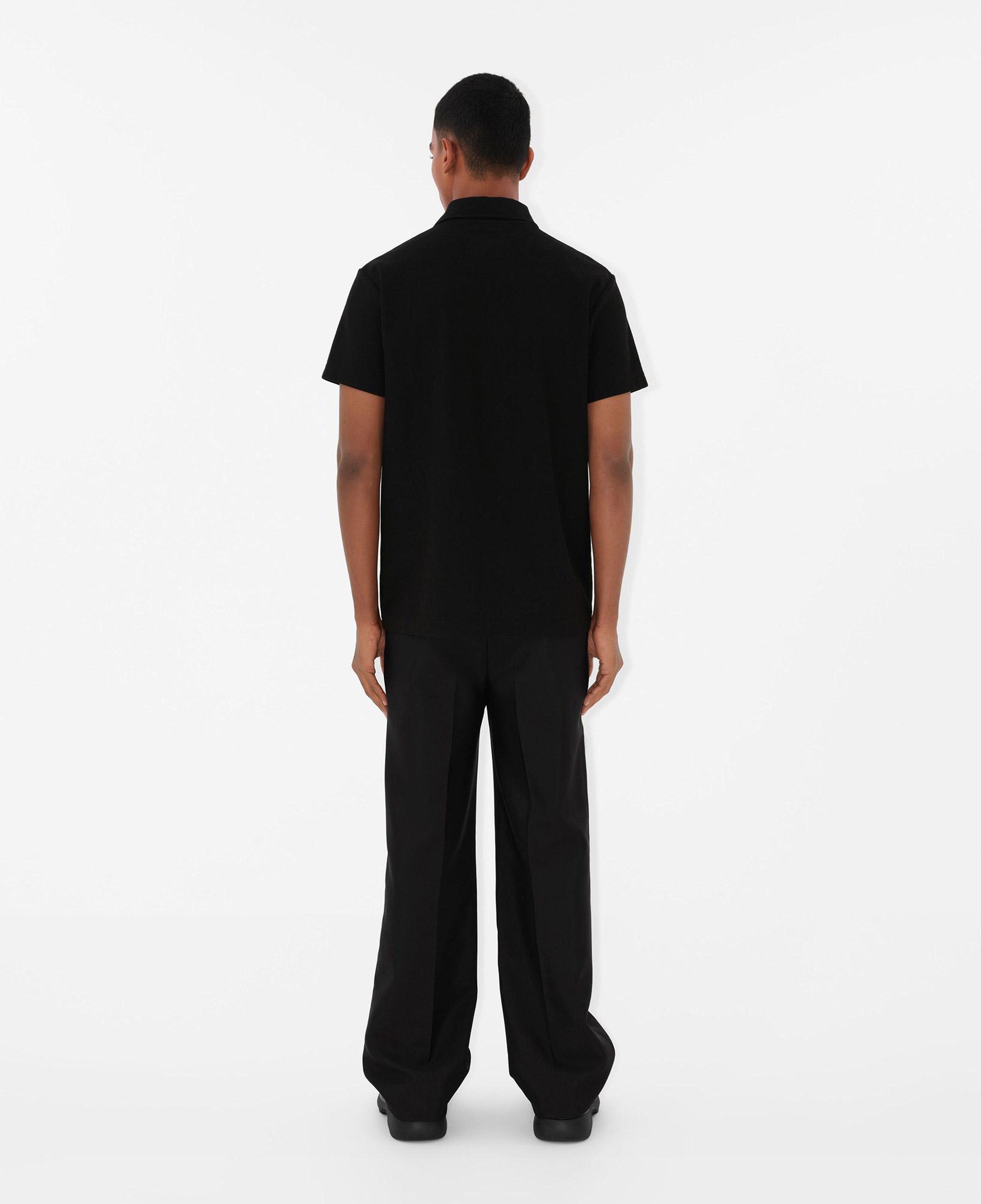 Burberry Pamuklu Erkek Siyah Polo