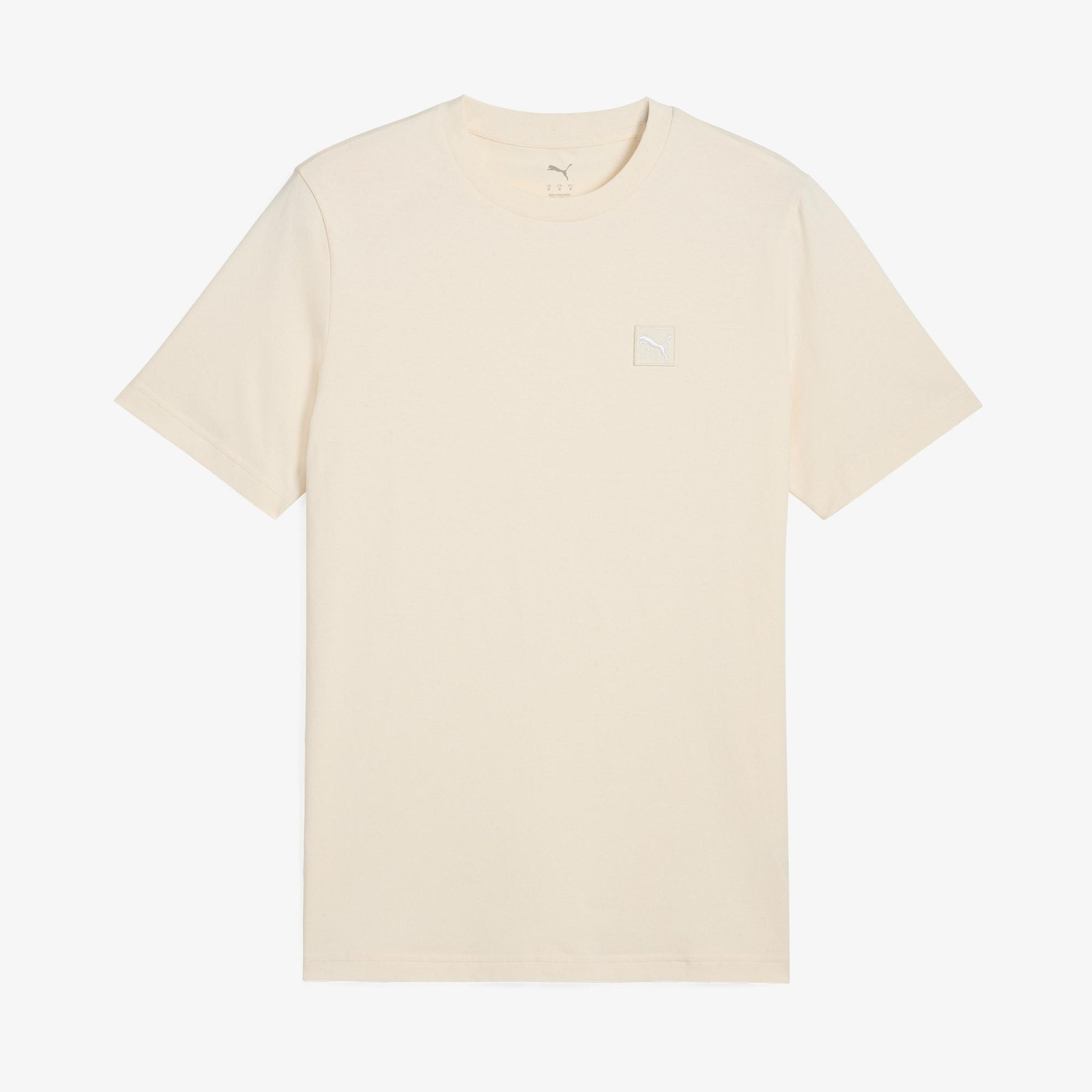 Puma Essentials Elevated Erkek Krem T-Shirt