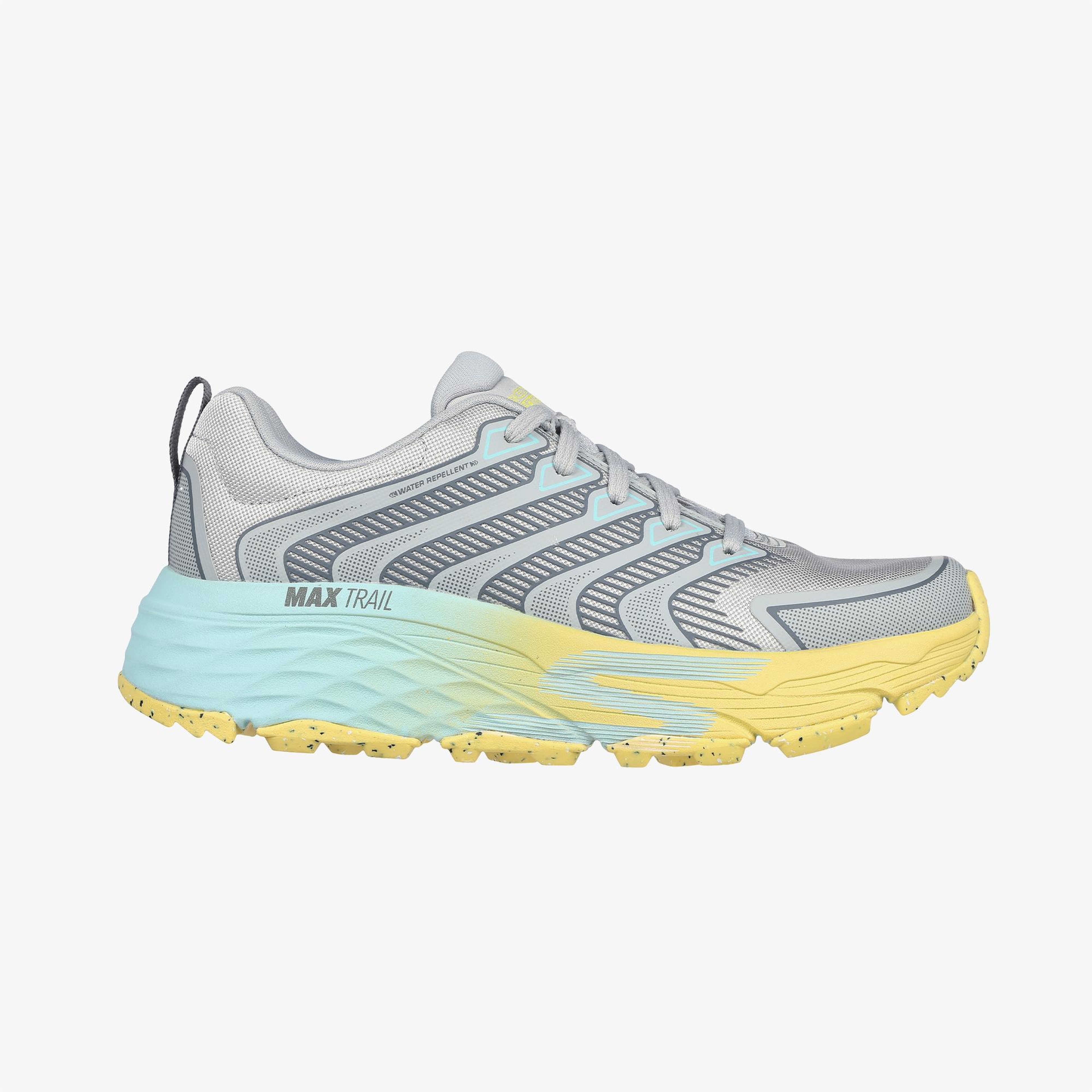 Skechers Max Cushioning Elite Trail Kadın Gri Spor Ayakkabı