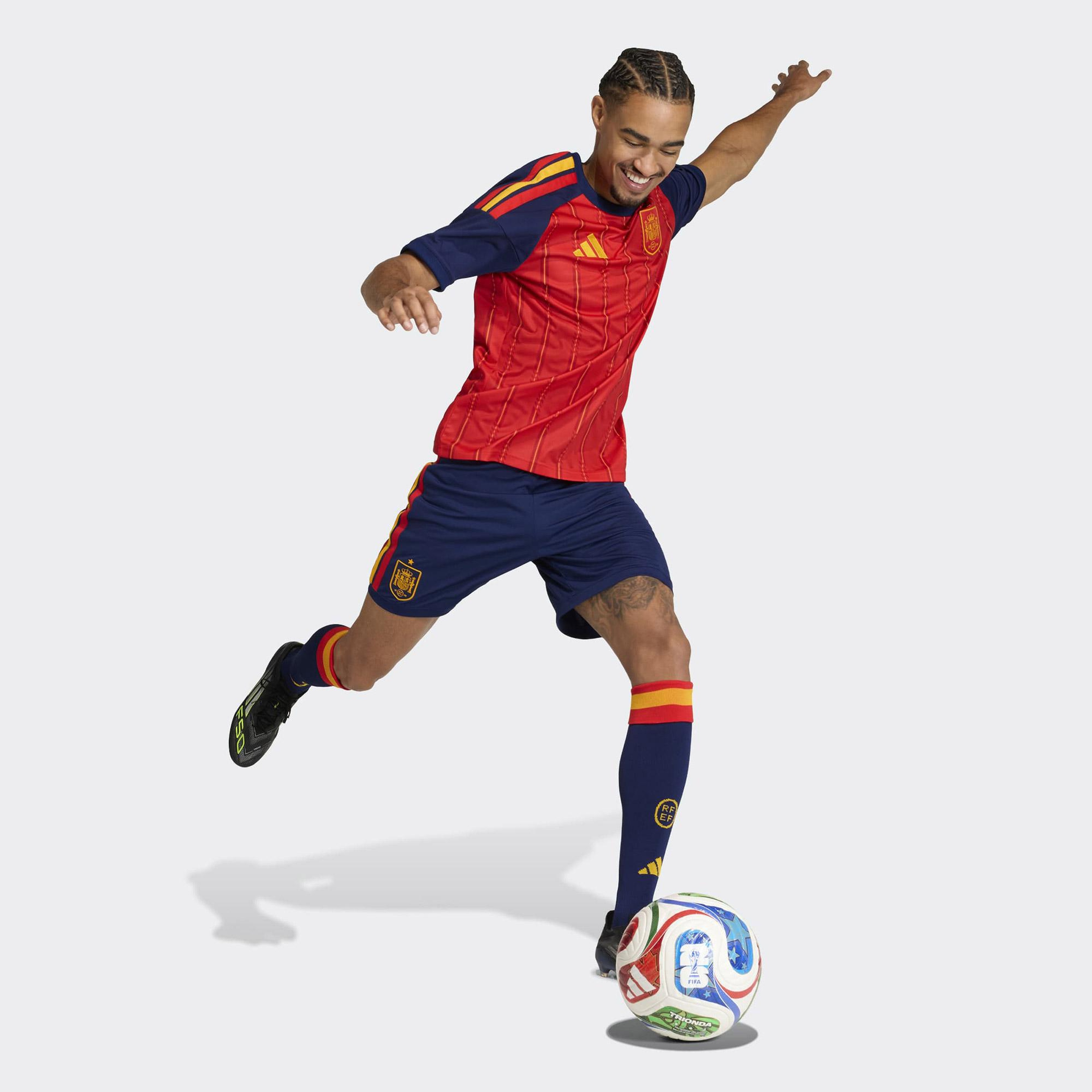 adidas İspanya 26 İç Saha Erkek Mavi Şort