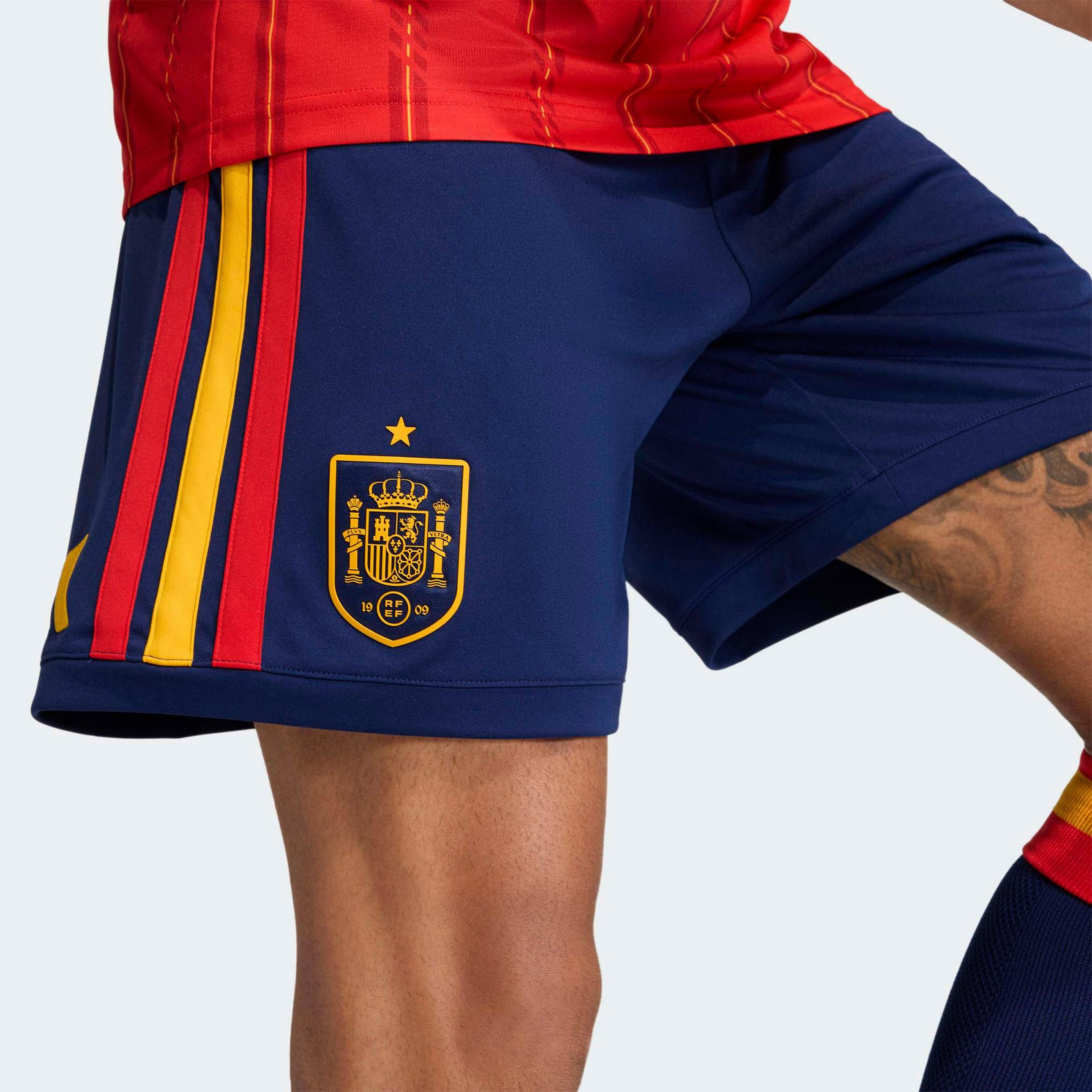 adidas İspanya 26 İç Saha Erkek Mavi Şort