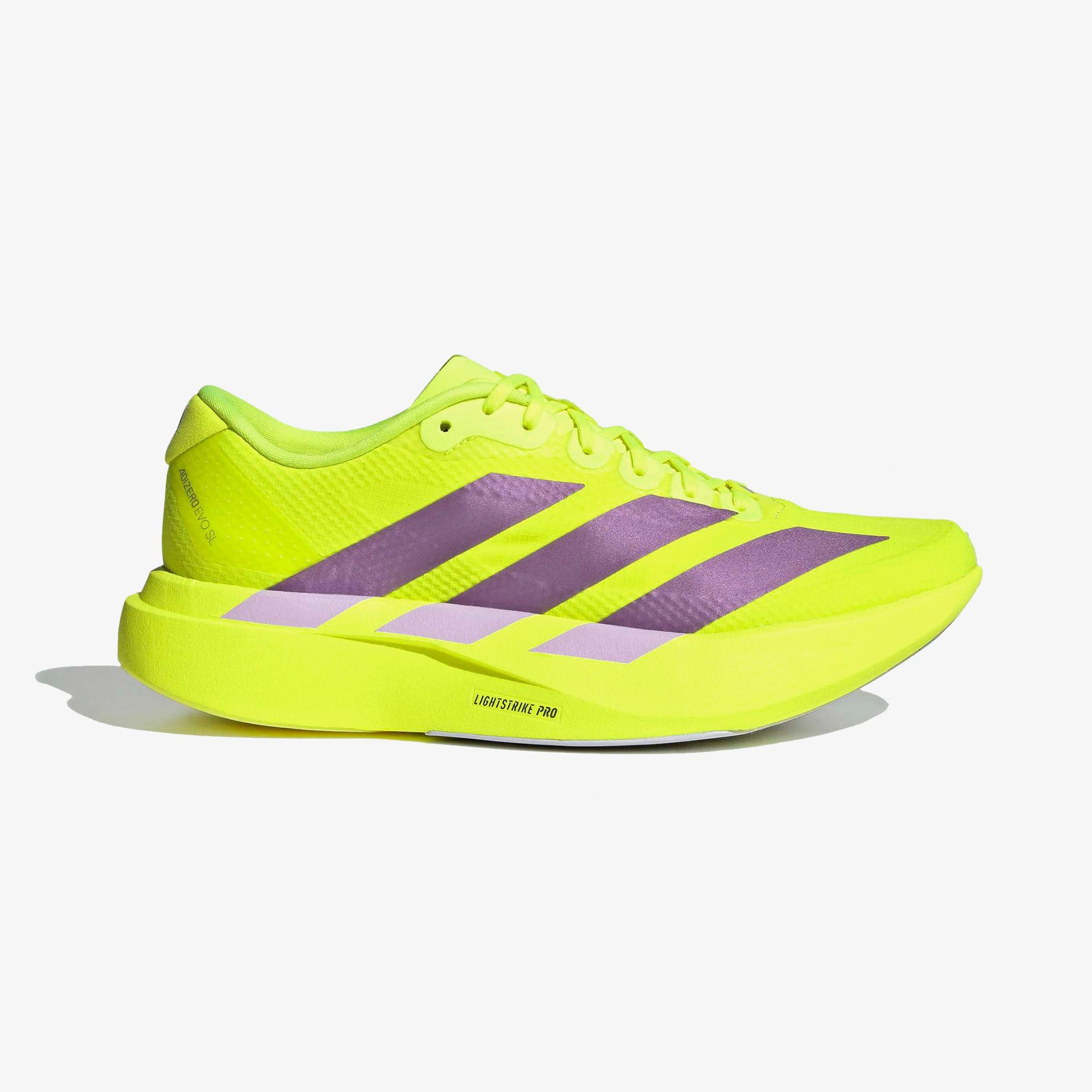 adidas Adizero Evo Sl Kadın Sarı Koşu Ayakkabısı