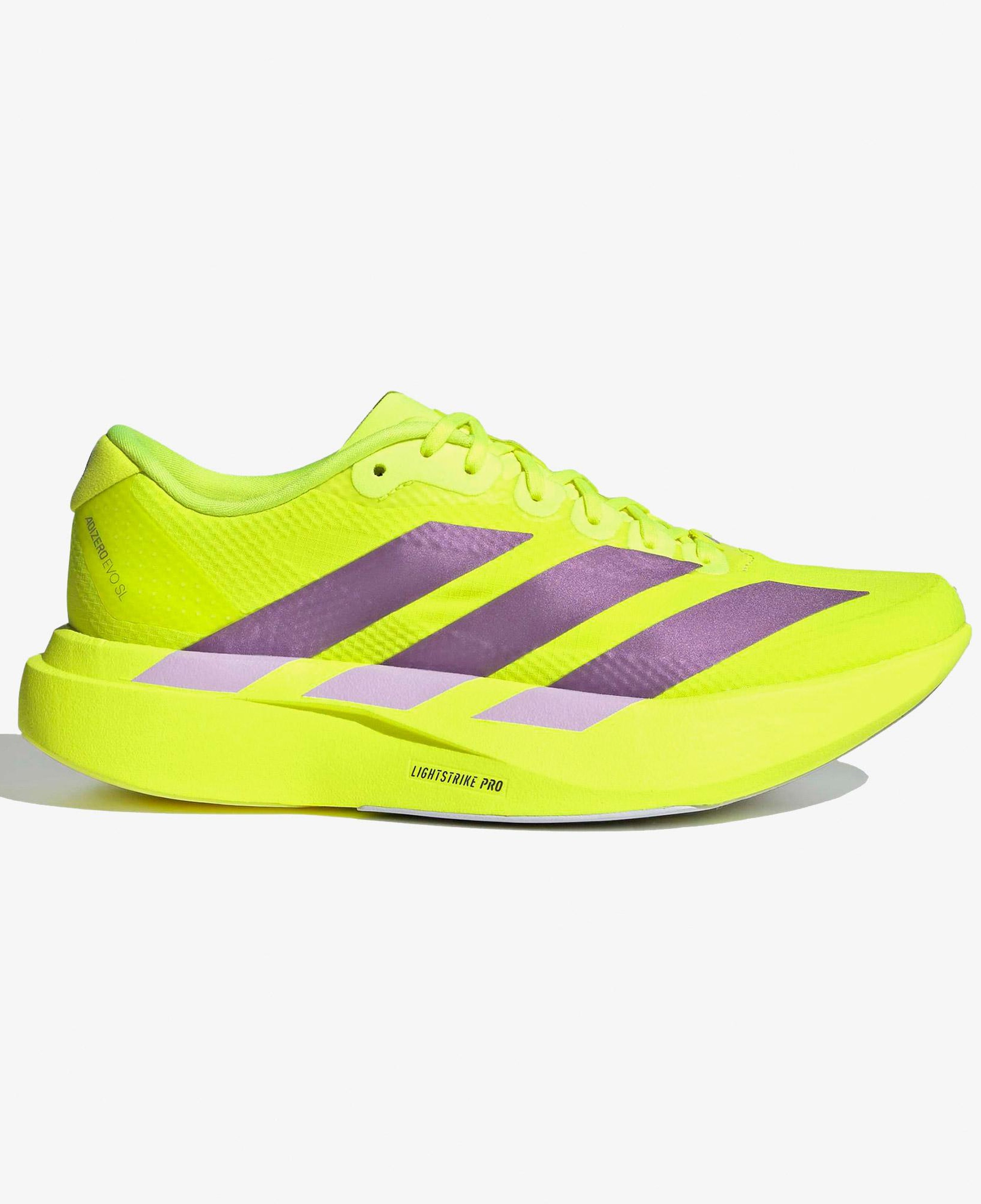 adidas Adizero Evo Sl Kadın Sarı Koşu Ayakkabısı