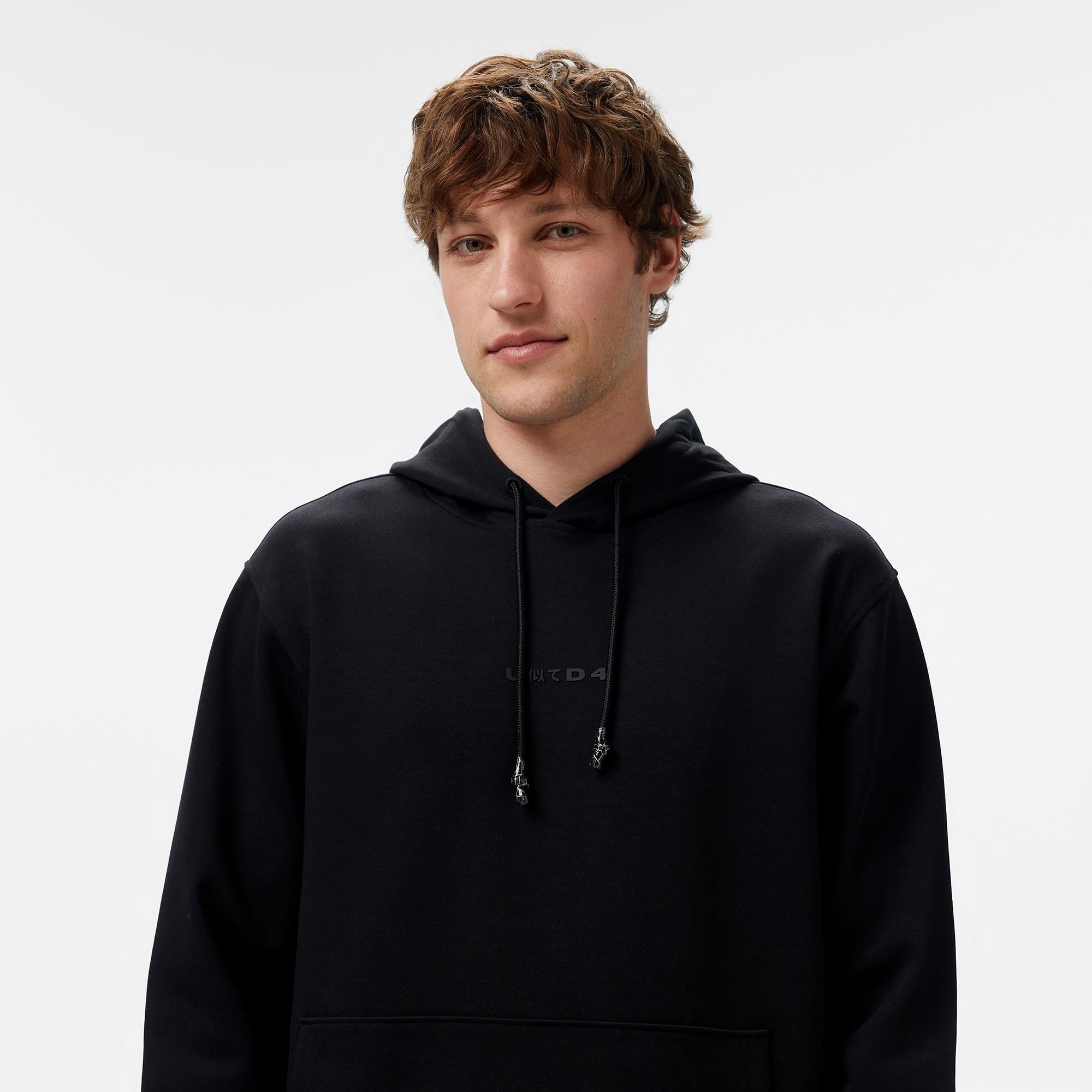UNITED4 Erkek Siyah Sweatshirt