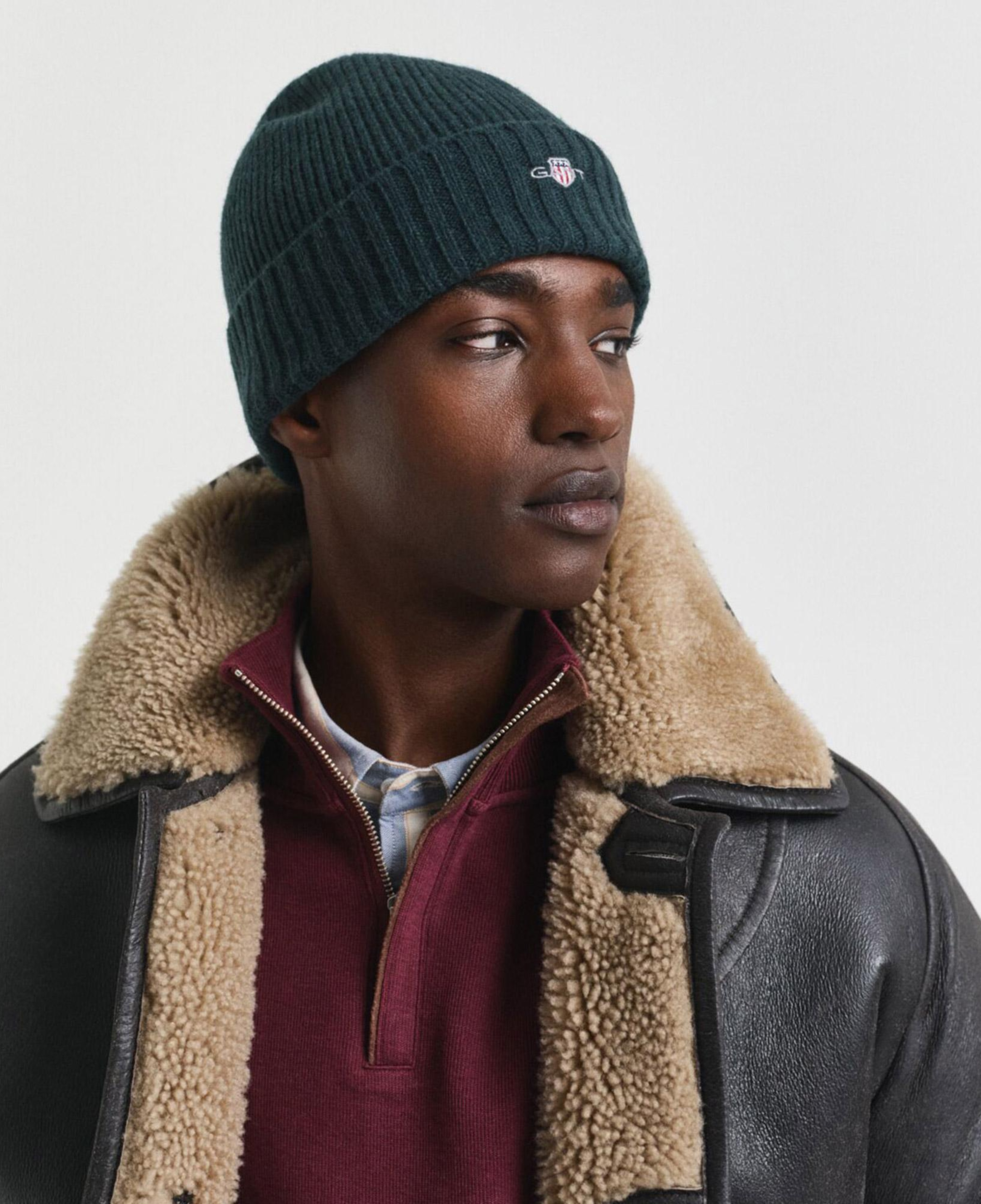 GANT Unisex Yeşil GANT Logolu Yün Bere
