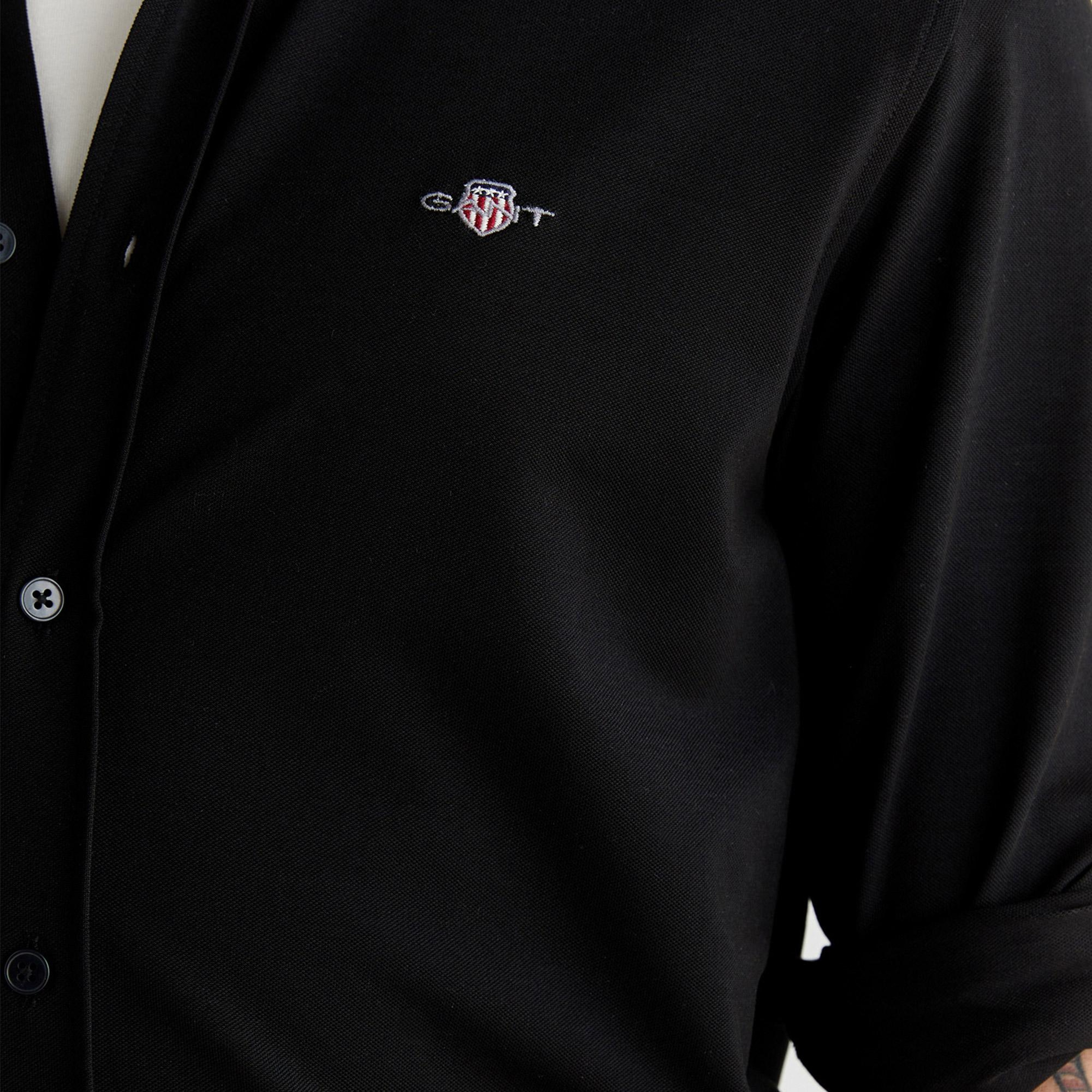 GANT Erkek Siyah Regular Fit Gömlek
