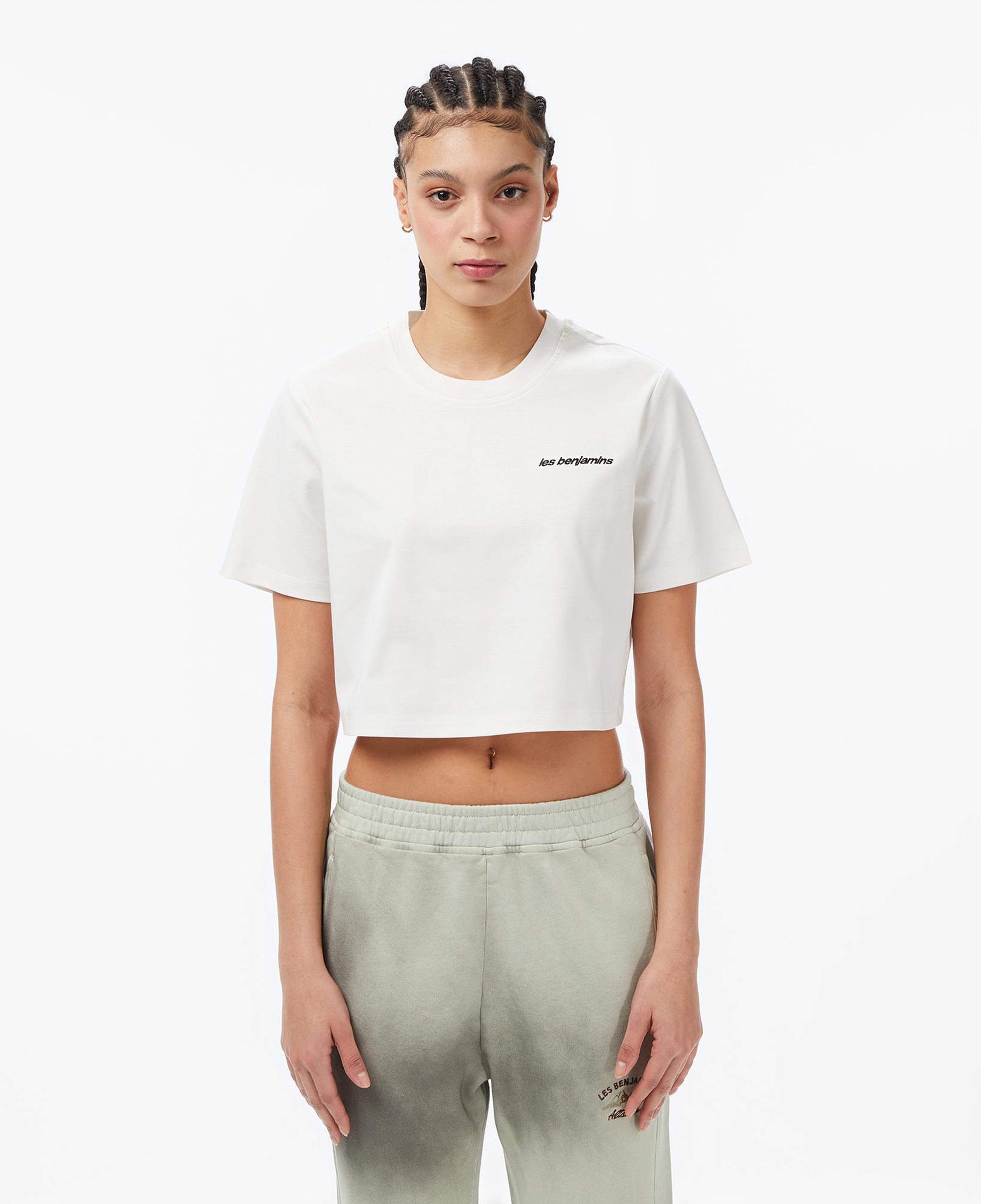Les Benjamins Essentials 306 Kadın Beyaz T-Shirt