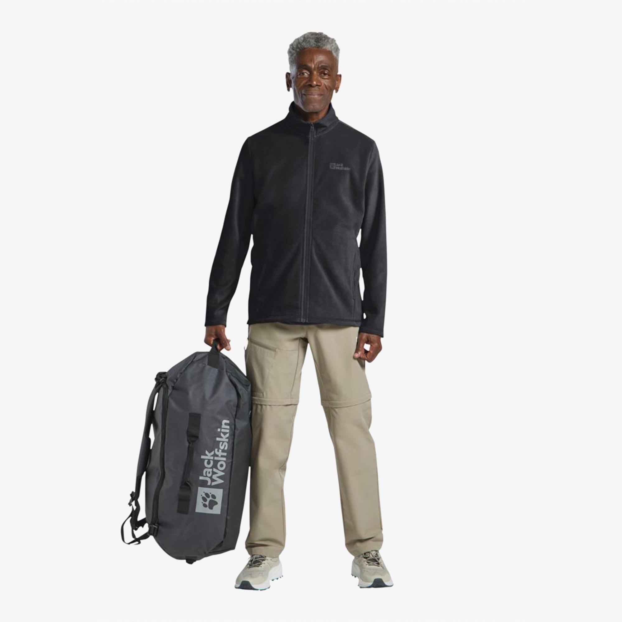 Jack Wolfskin Taunus Full Zipped Erkek Siyah Ceket