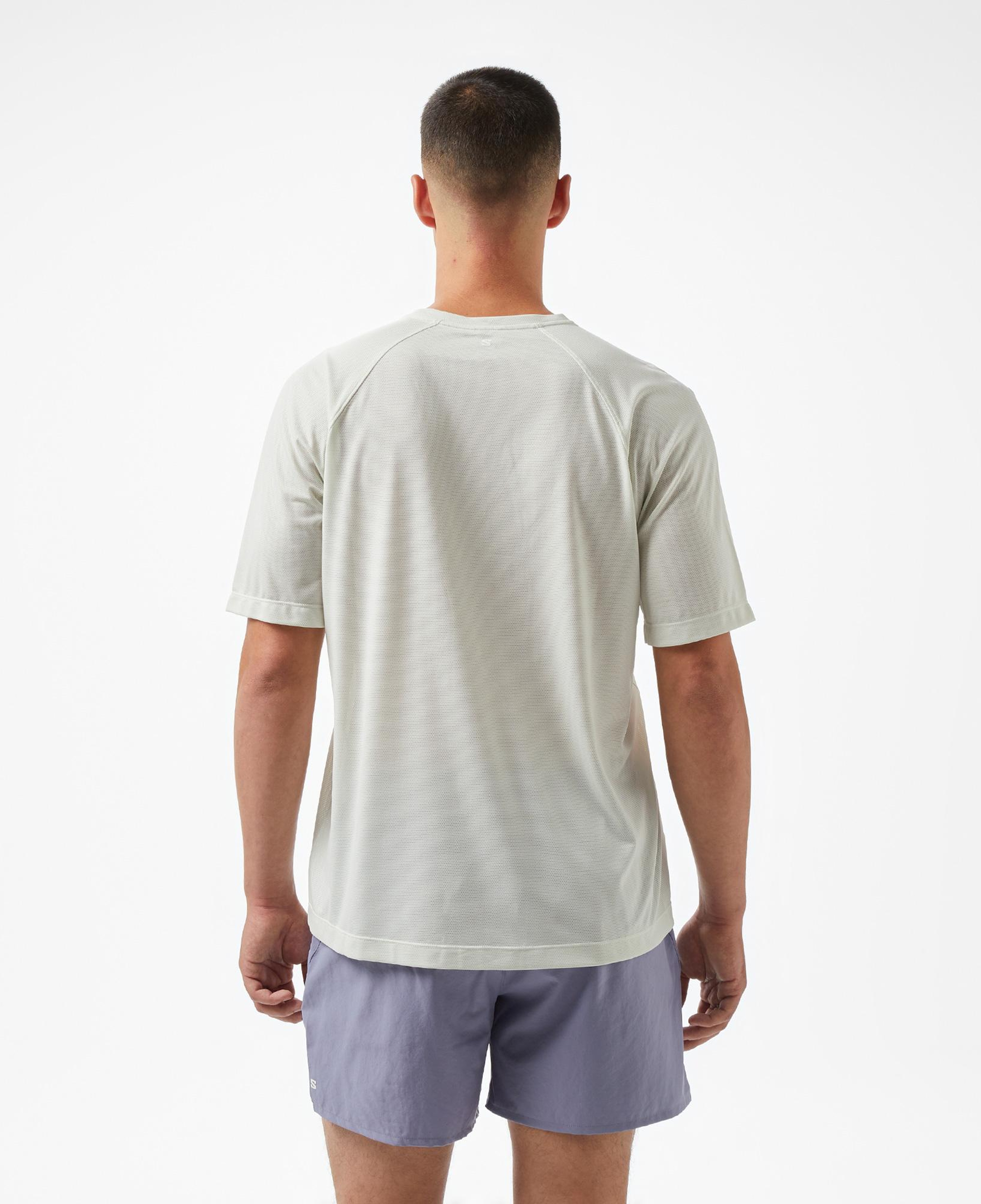 Salomon Shkout Core Ss Erkek Krem Koşu T-Shirt
