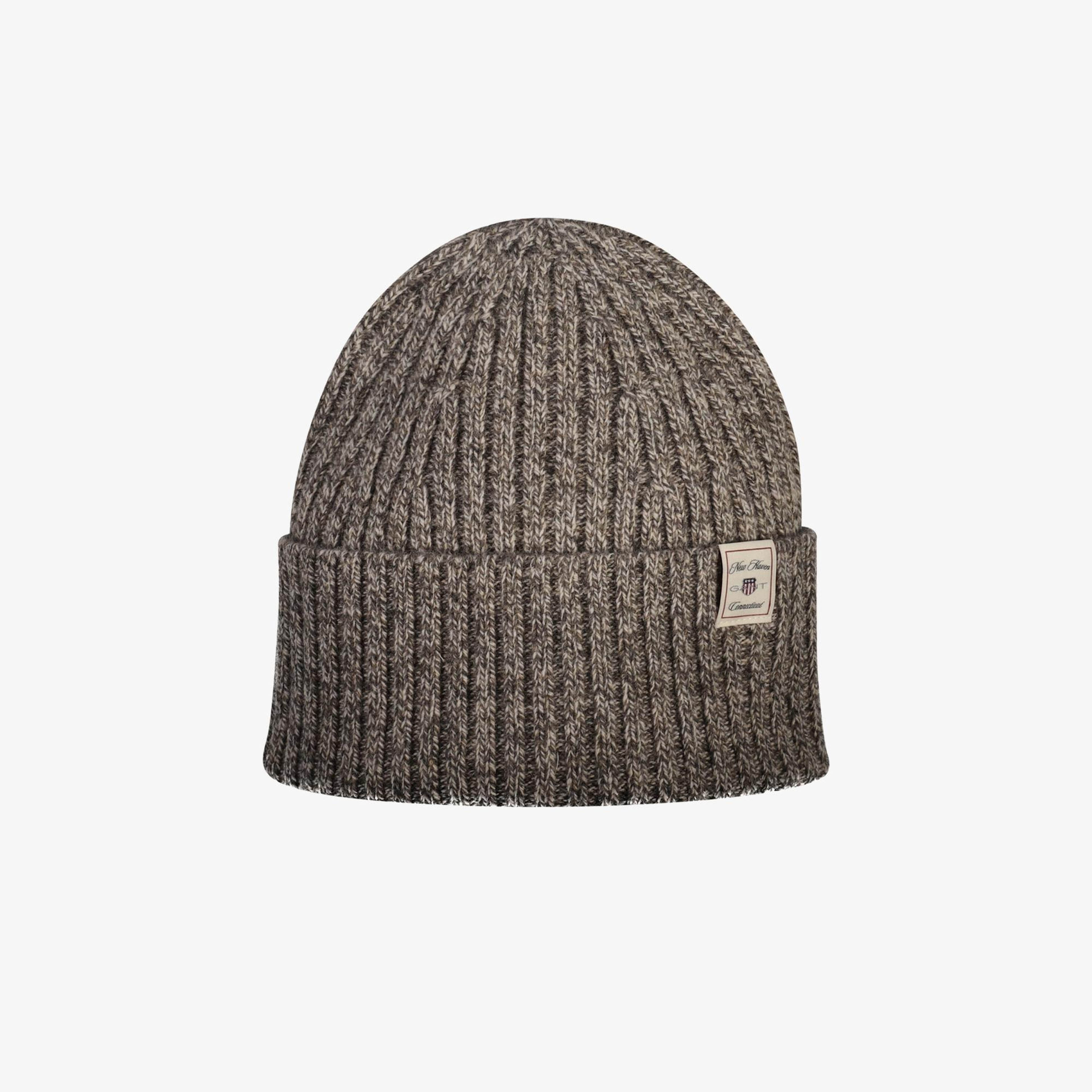 GANT Unisex Kahverengi Yün Karışımlı Bere