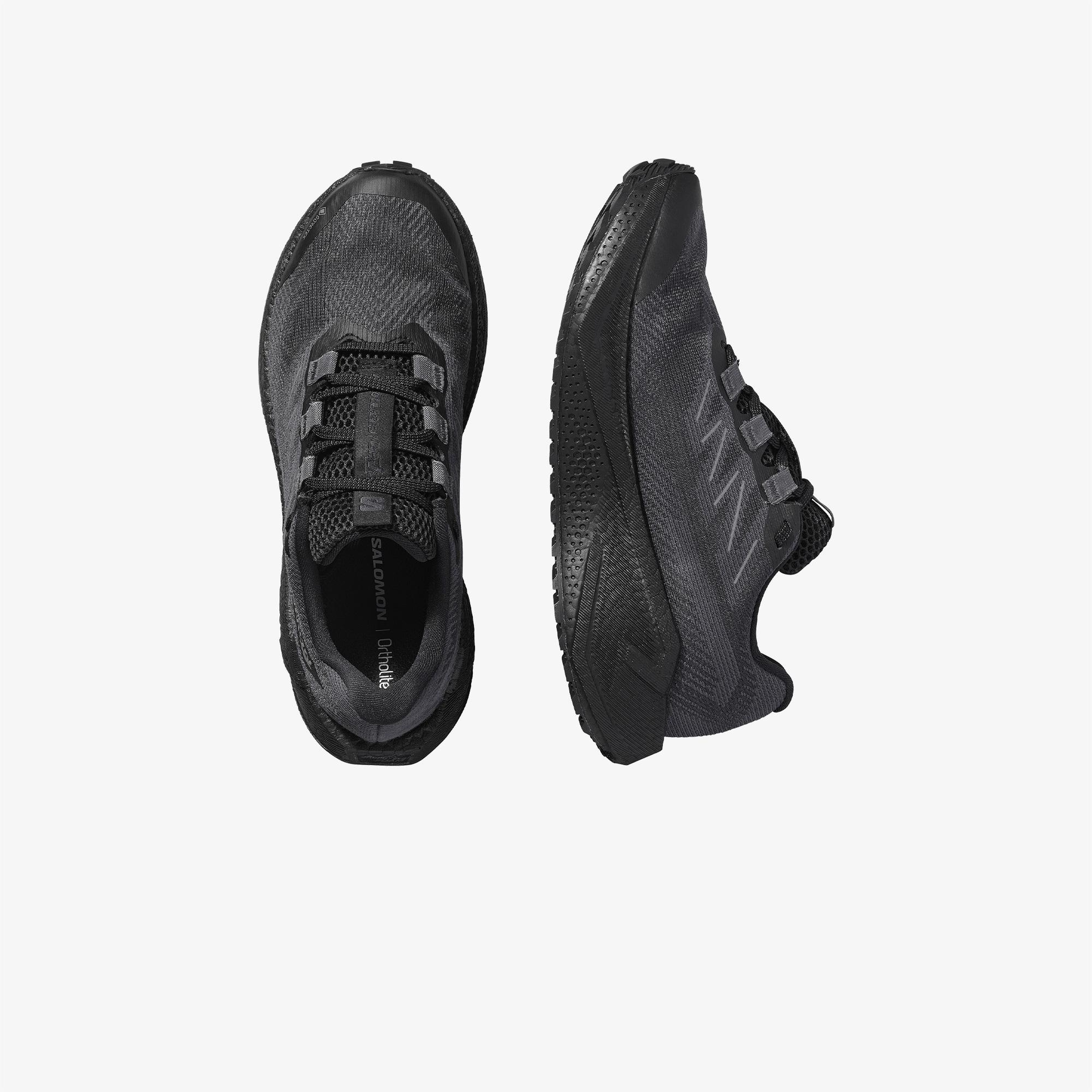 Salomon Aero Blaze 3 Gravel Gore Tex Kadın Siyah Koşu Ayakkabısı