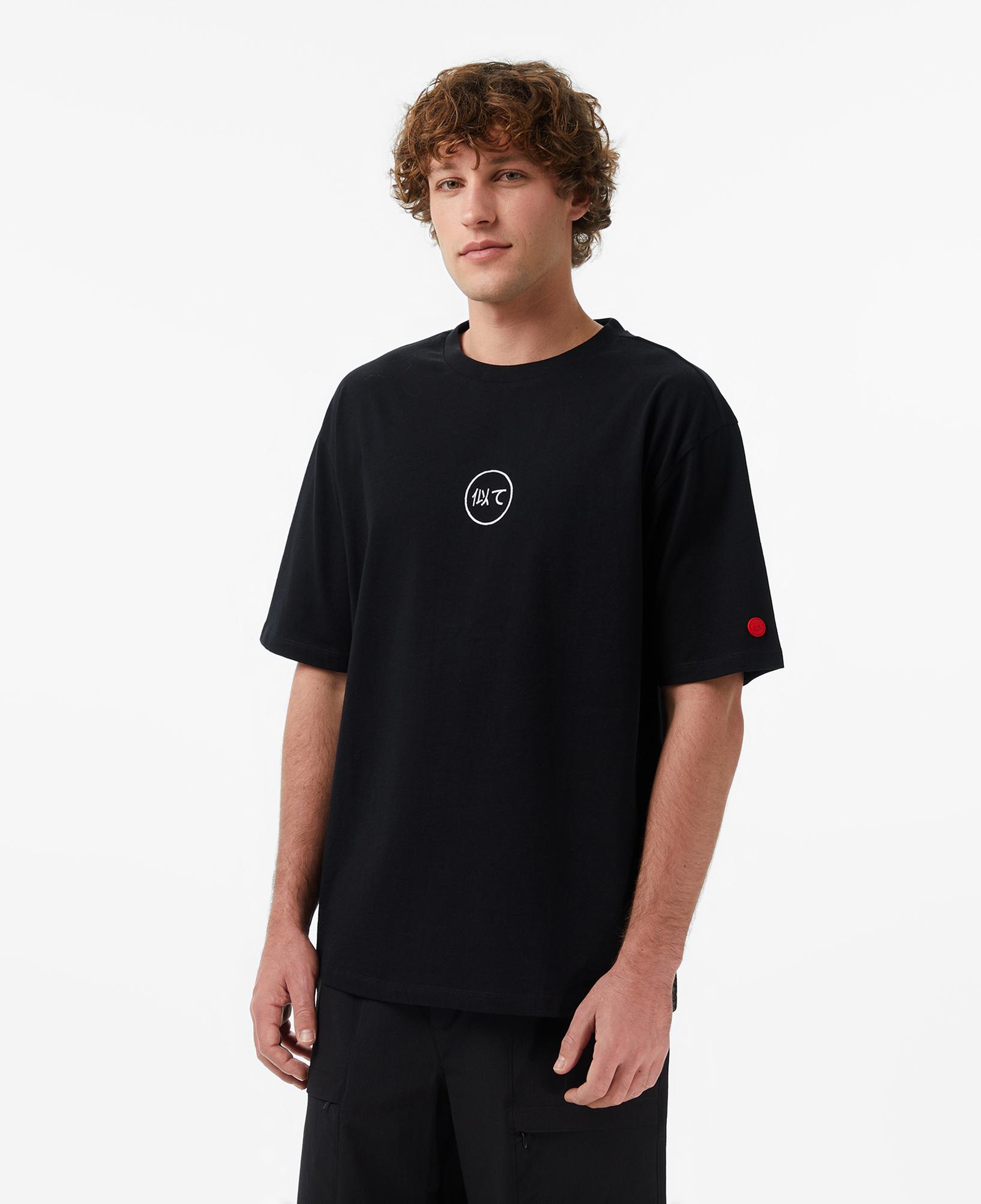 UNITED4 Regular Fit Erkek Siyah T-Shirt