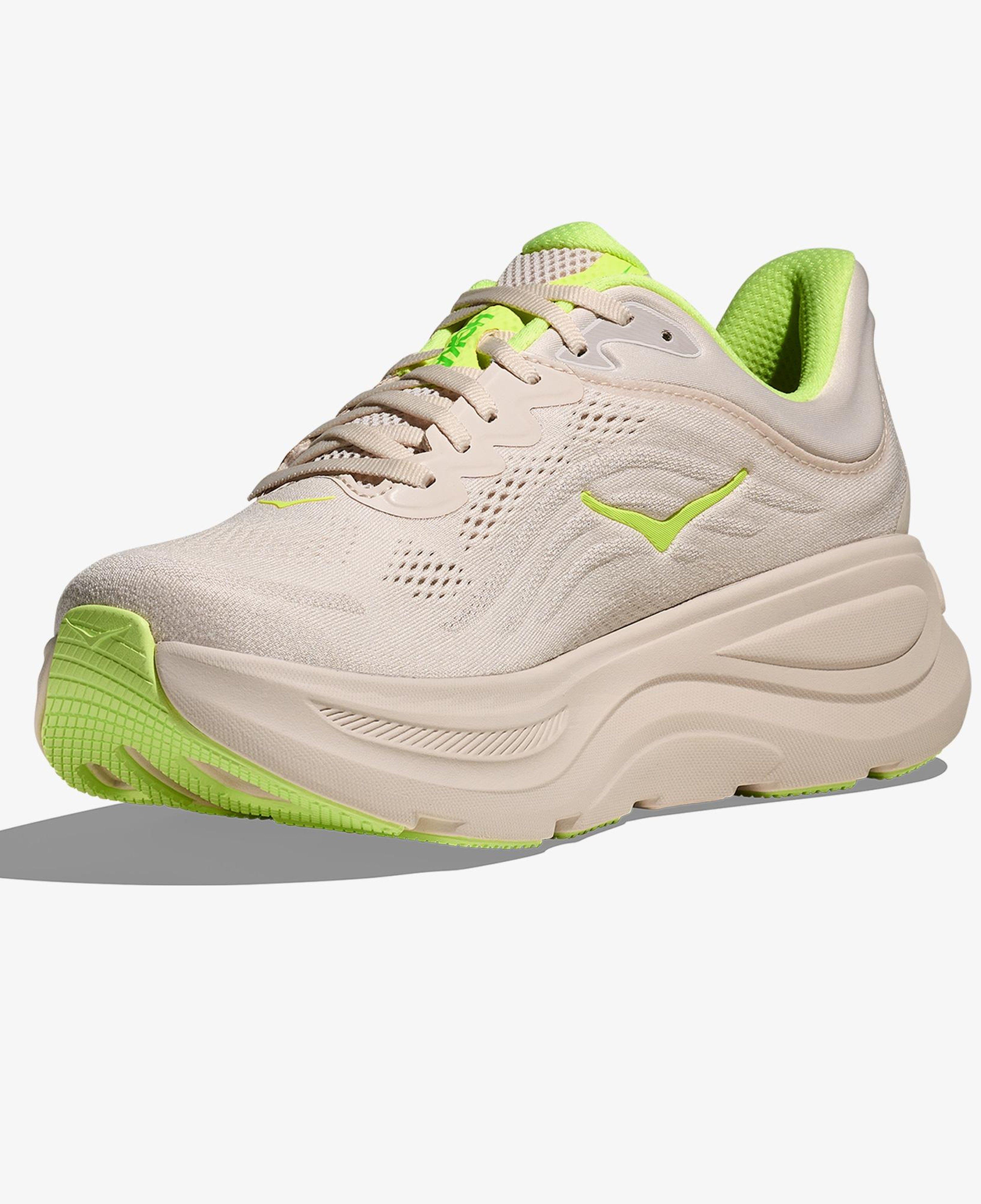 Hoka Bondi 9 Erkek Bej Yol Koşusu Ayakkabısı