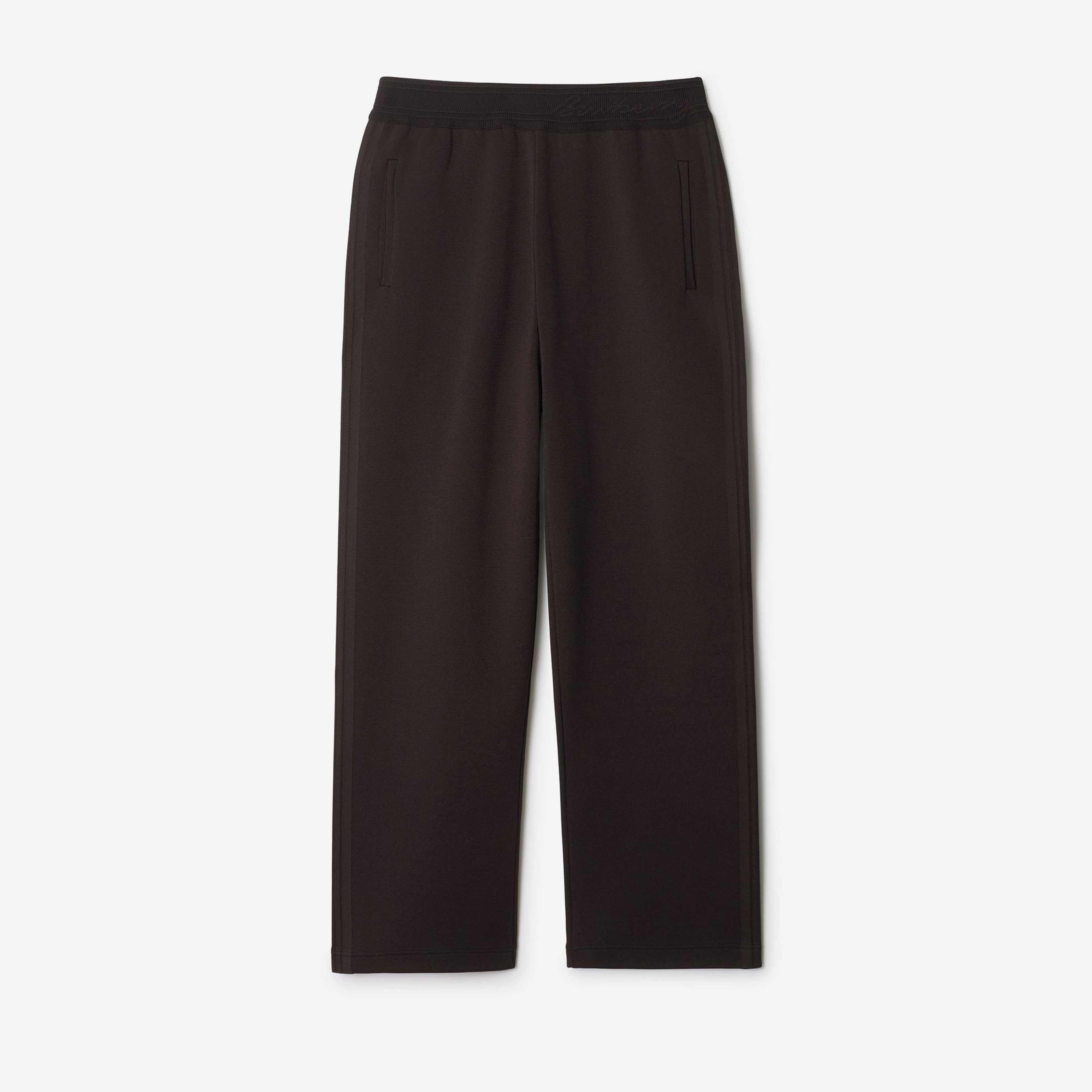 Burberry Lny Uv Knitted Track Erkek Kahverengi Pantolon