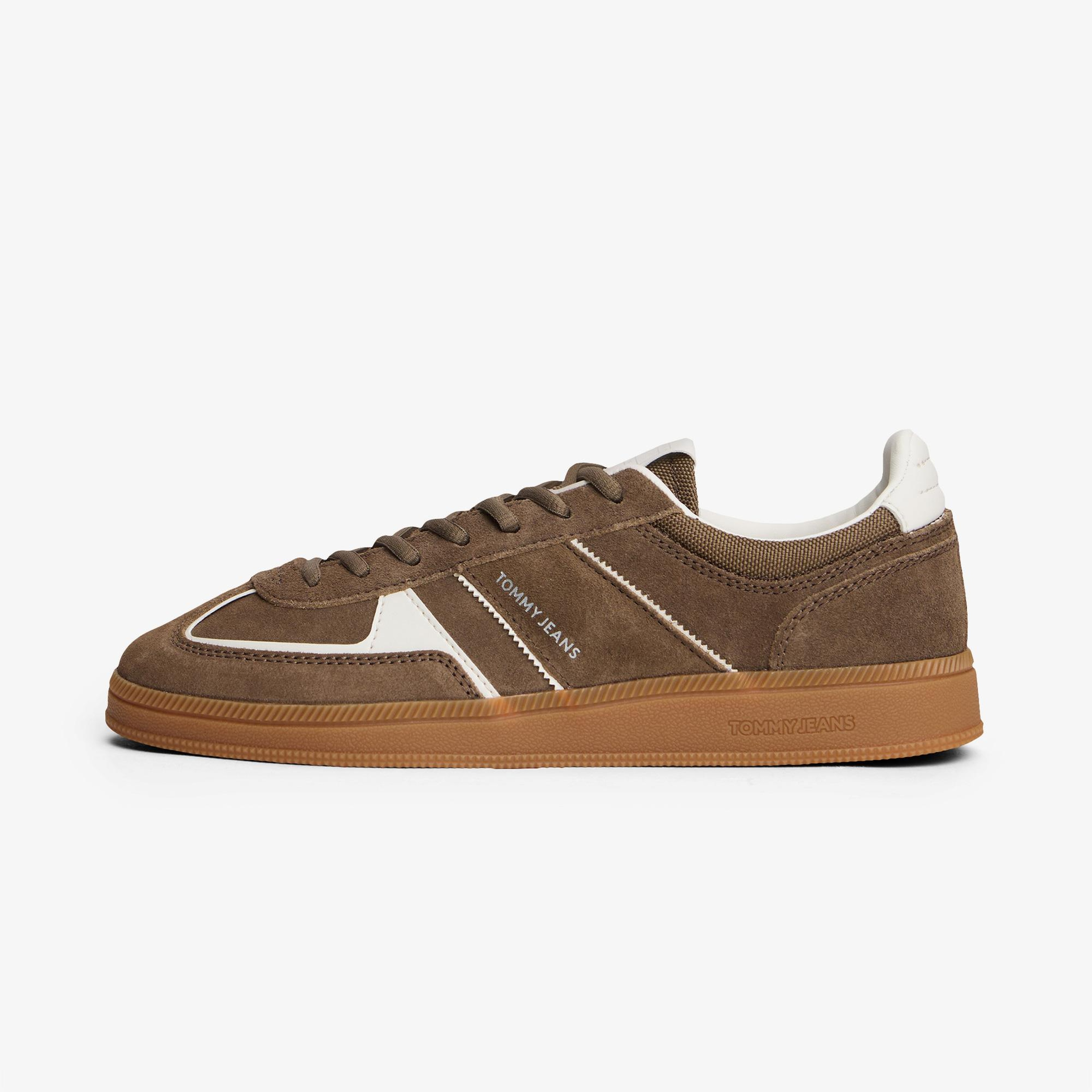 Tommy Hilfiger Kadın The Greenwich Edge Süet Kahverengi Sneaker
