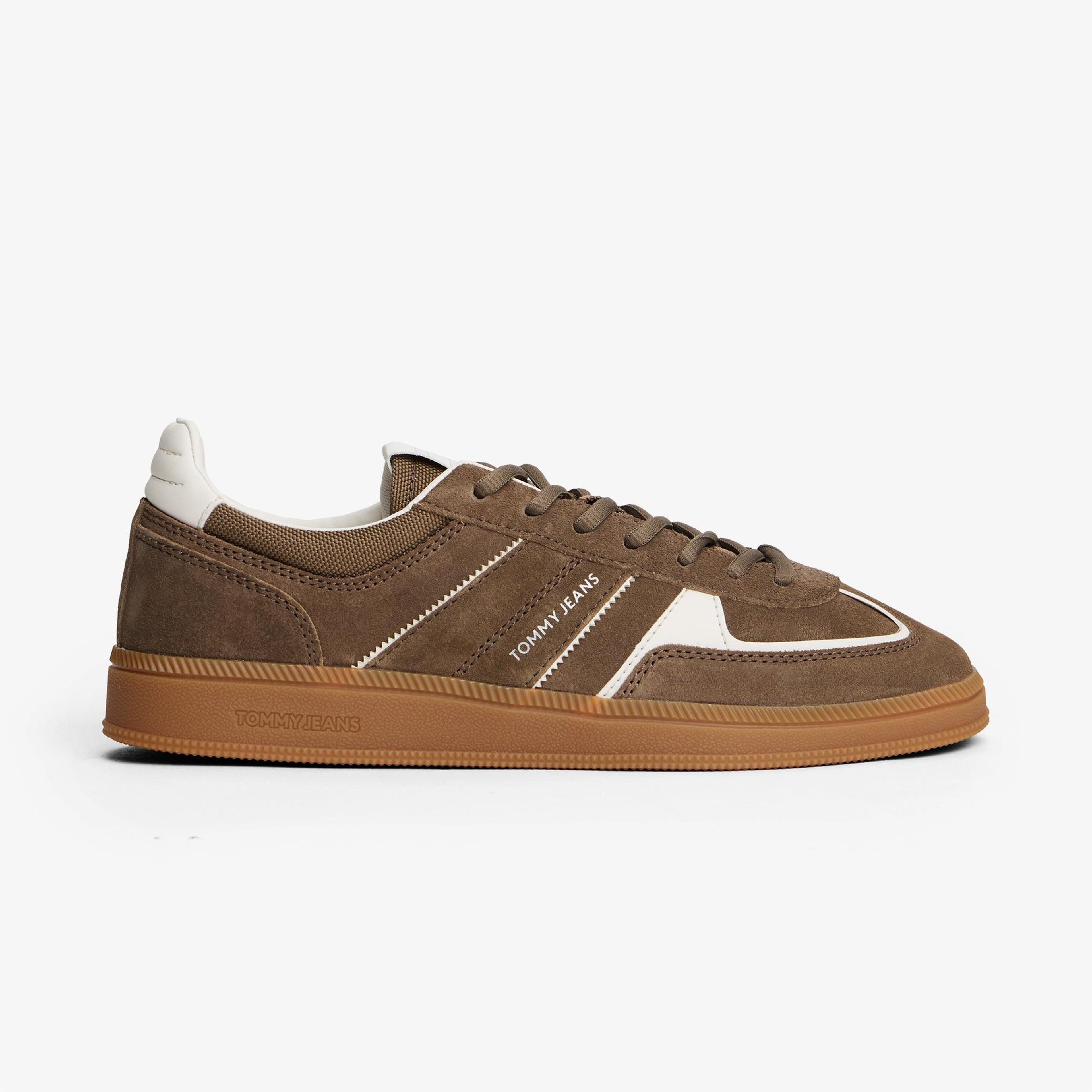 Tommy Hilfiger Kadın The Greenwich Edge Süet Kahverengi Sneaker