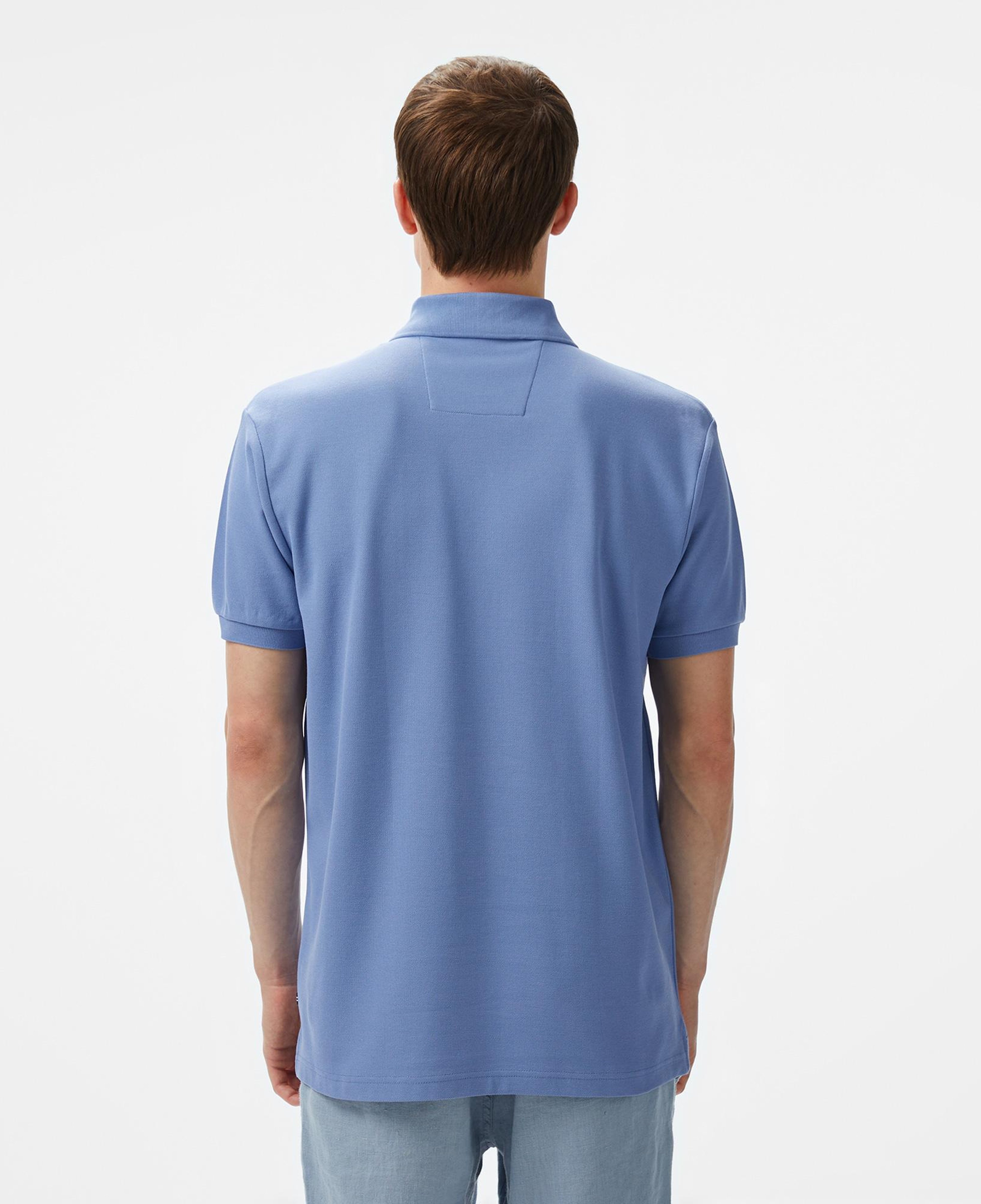 Nautica Erkek Mavi Classic Fit Polo Yaka T-Shirt