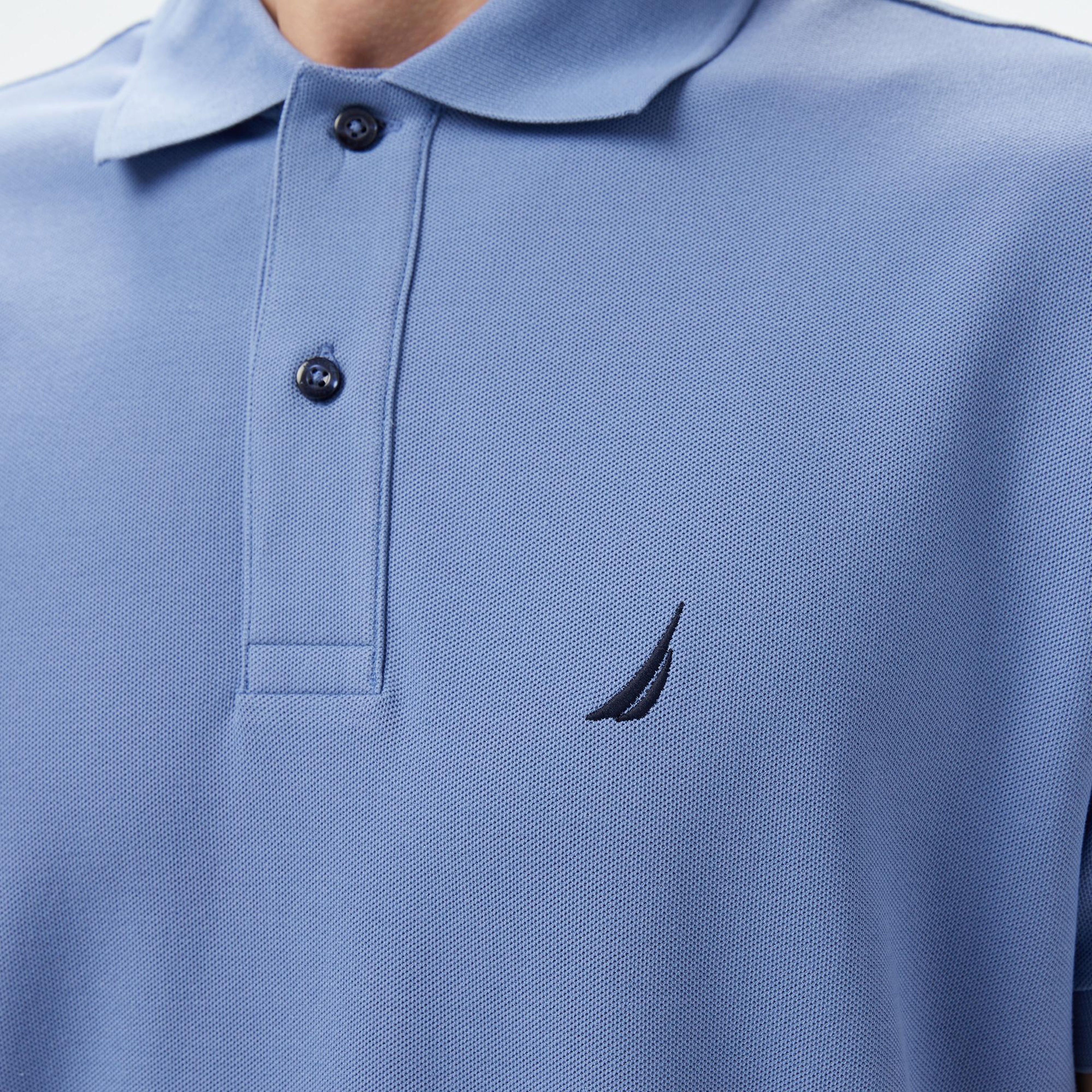 Nautica Erkek Mavi Classic Fit Polo Yaka T-Shirt