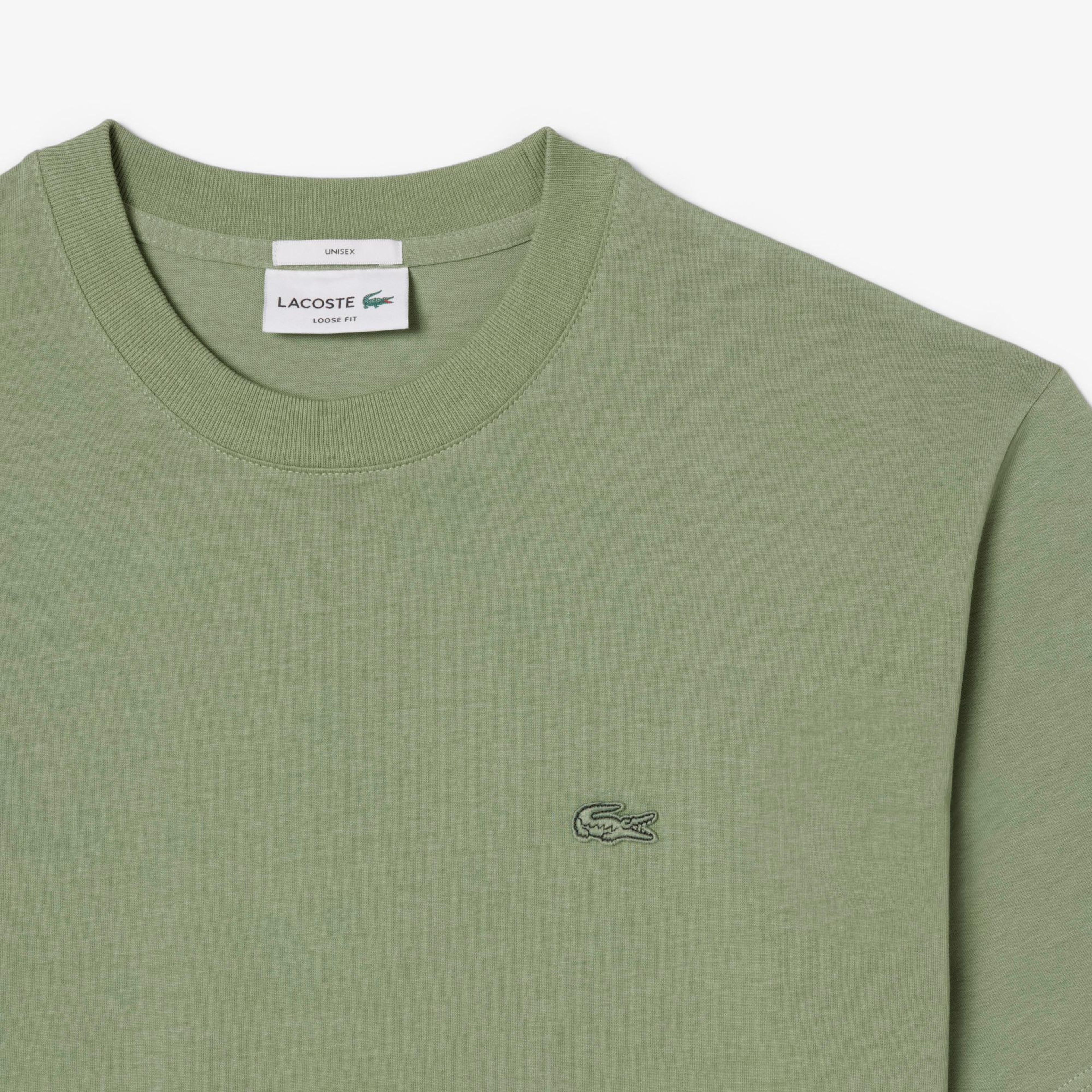 Lacoste Loose Fit Heavy Unisex Yeşil T-Shirt