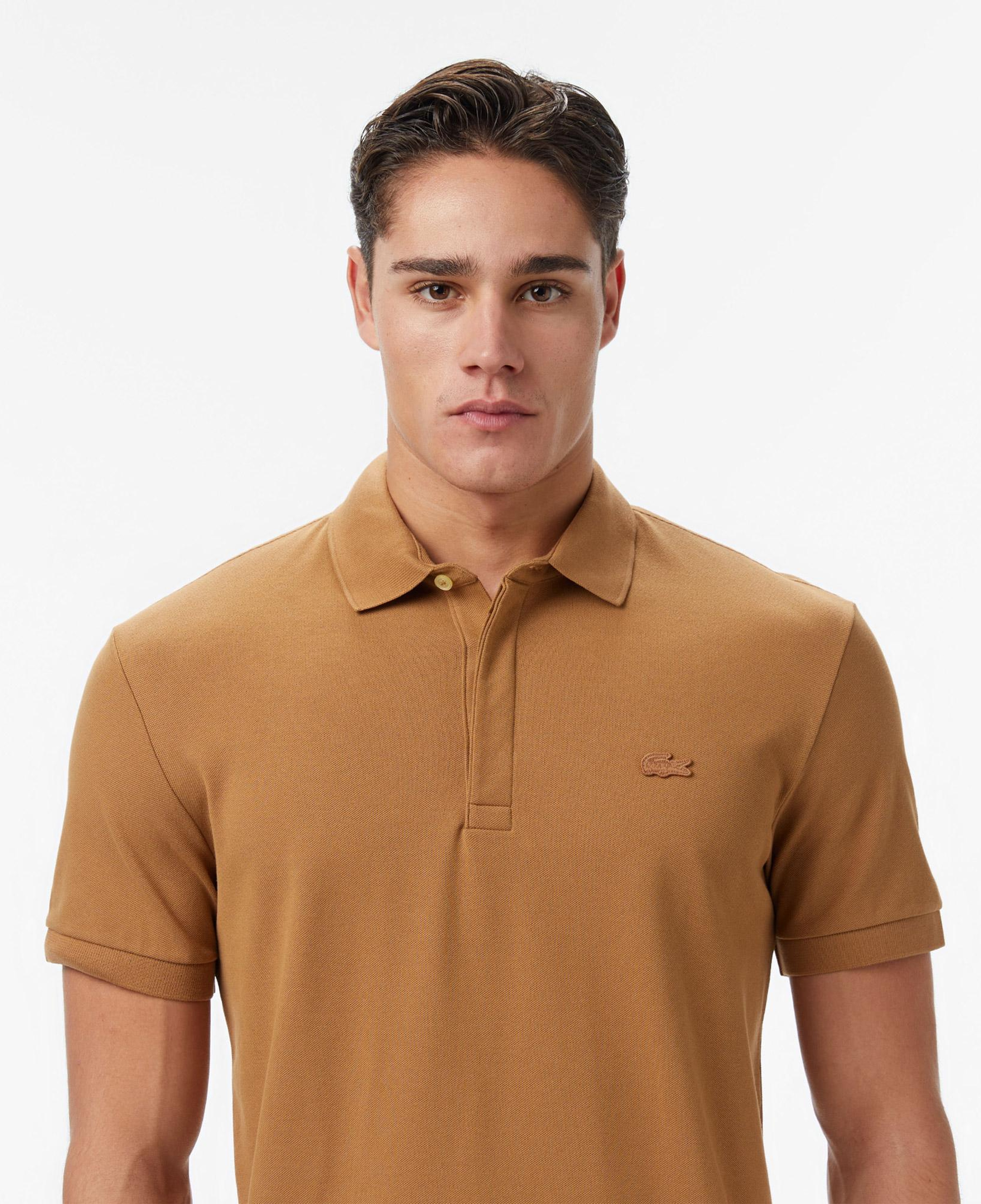 Lacoste Paris Erkek Regular Fit Açık Kahverengi Polo